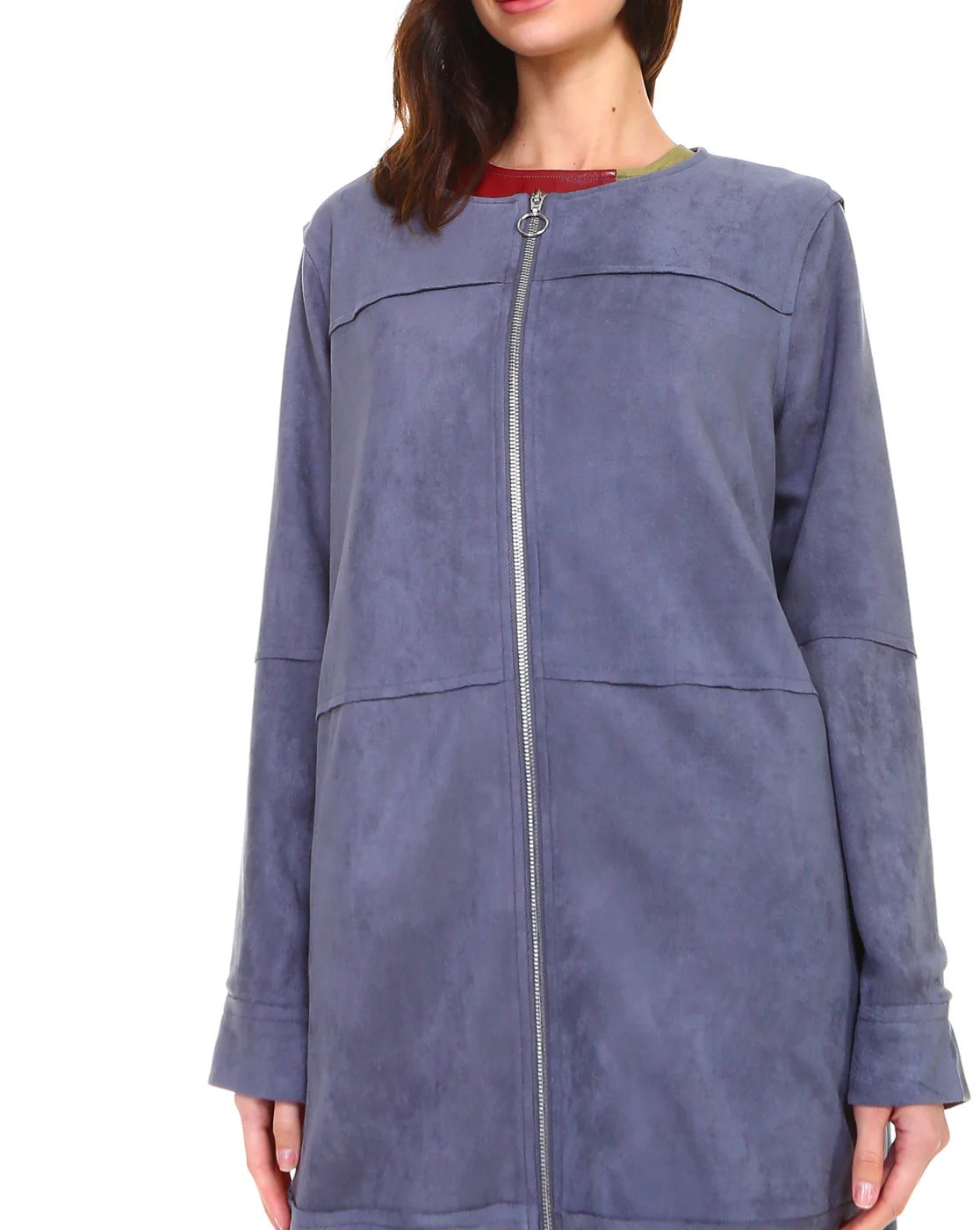 Angel Stretch Suede Jacket - Image 8