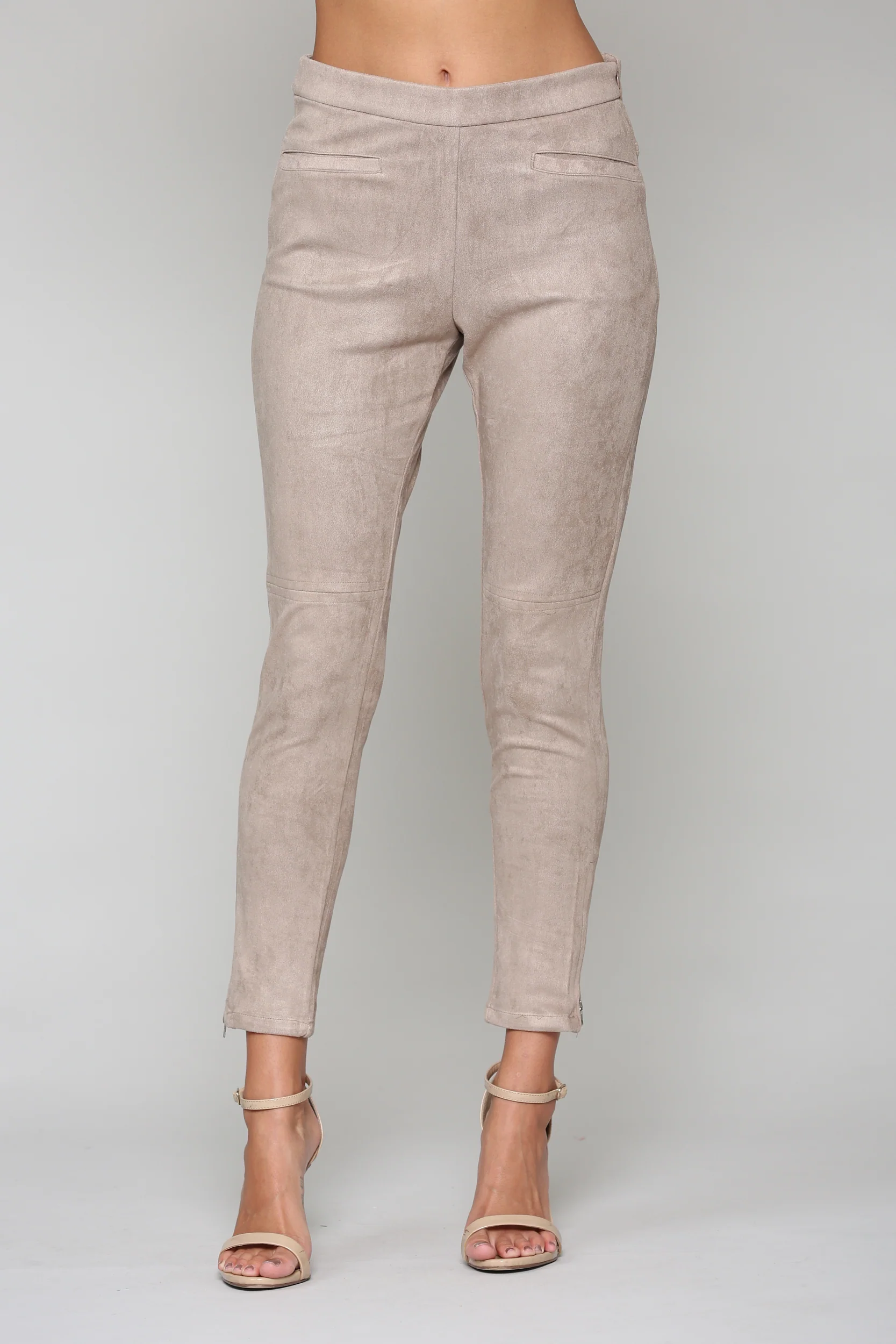 Ariel Stretch Suede Pant - Image 4