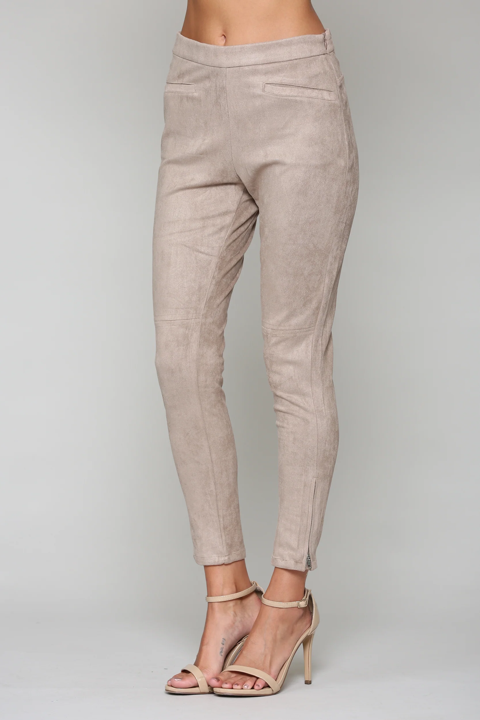 Ariel Stretch Suede Pant - Image 5