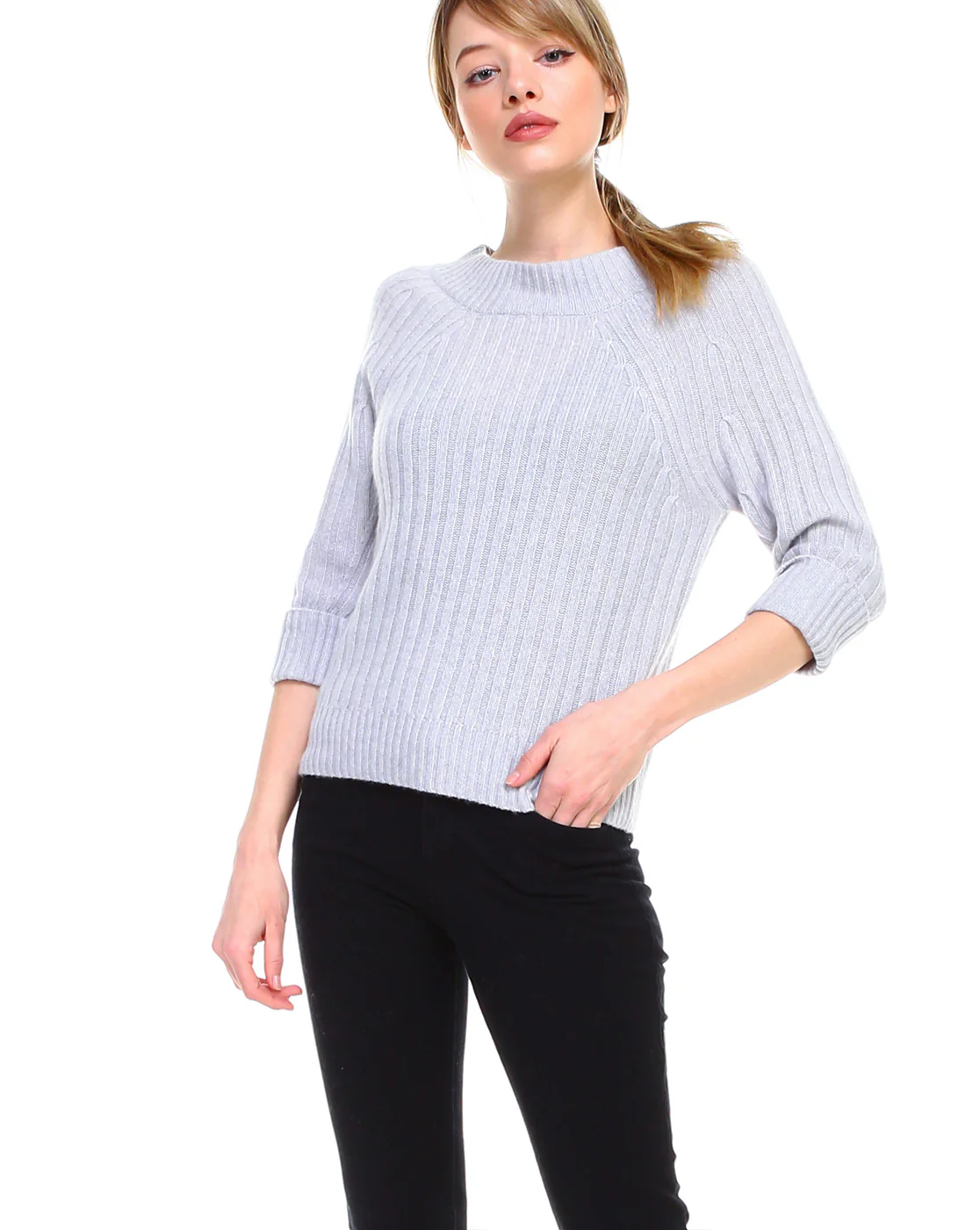 Selma Ribbed Knitted Sweater - Image 3
