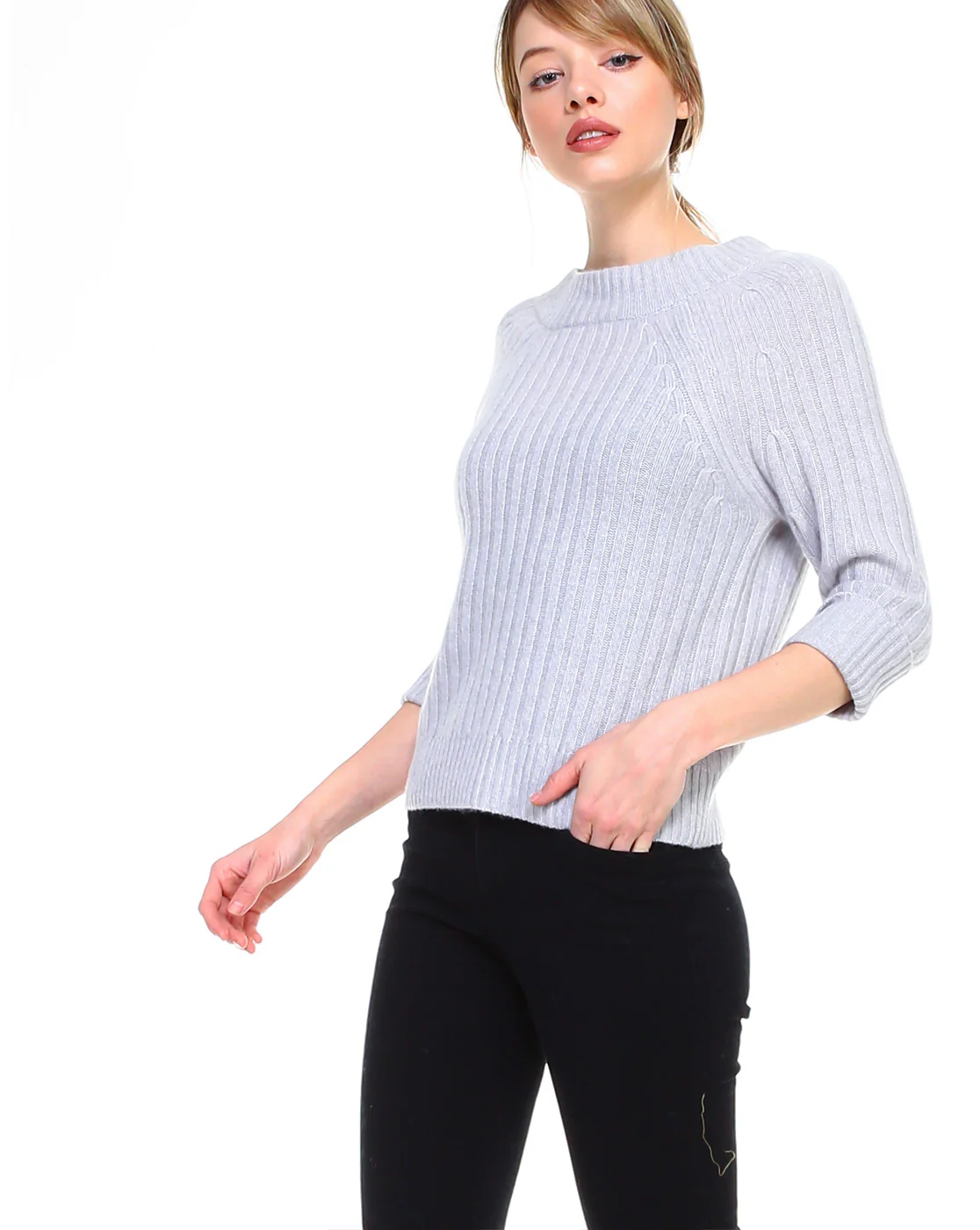 Selma Ribbed Knitted Sweater - Image 6