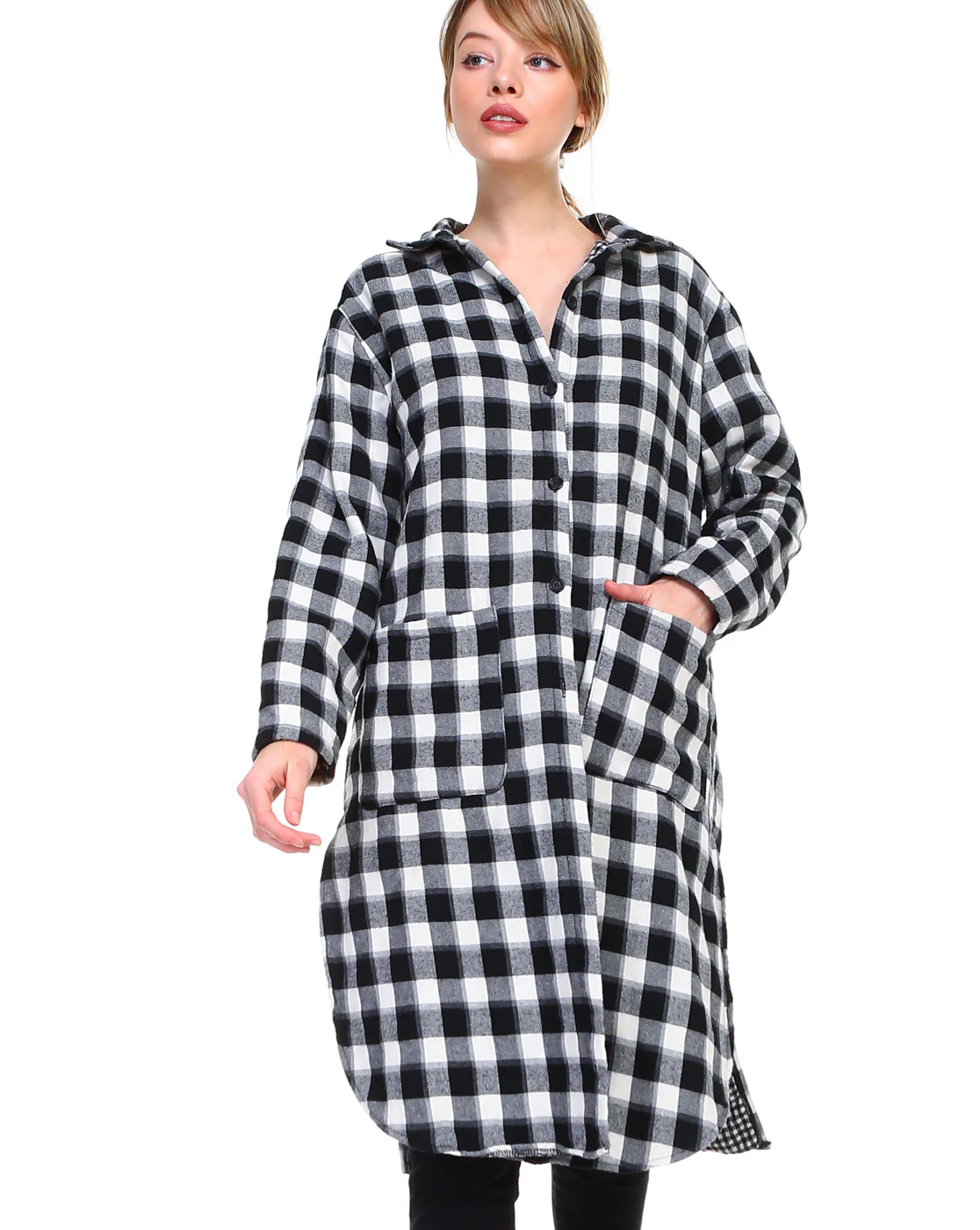 Polly Plaid Thick Flannel Jacket - Image 3