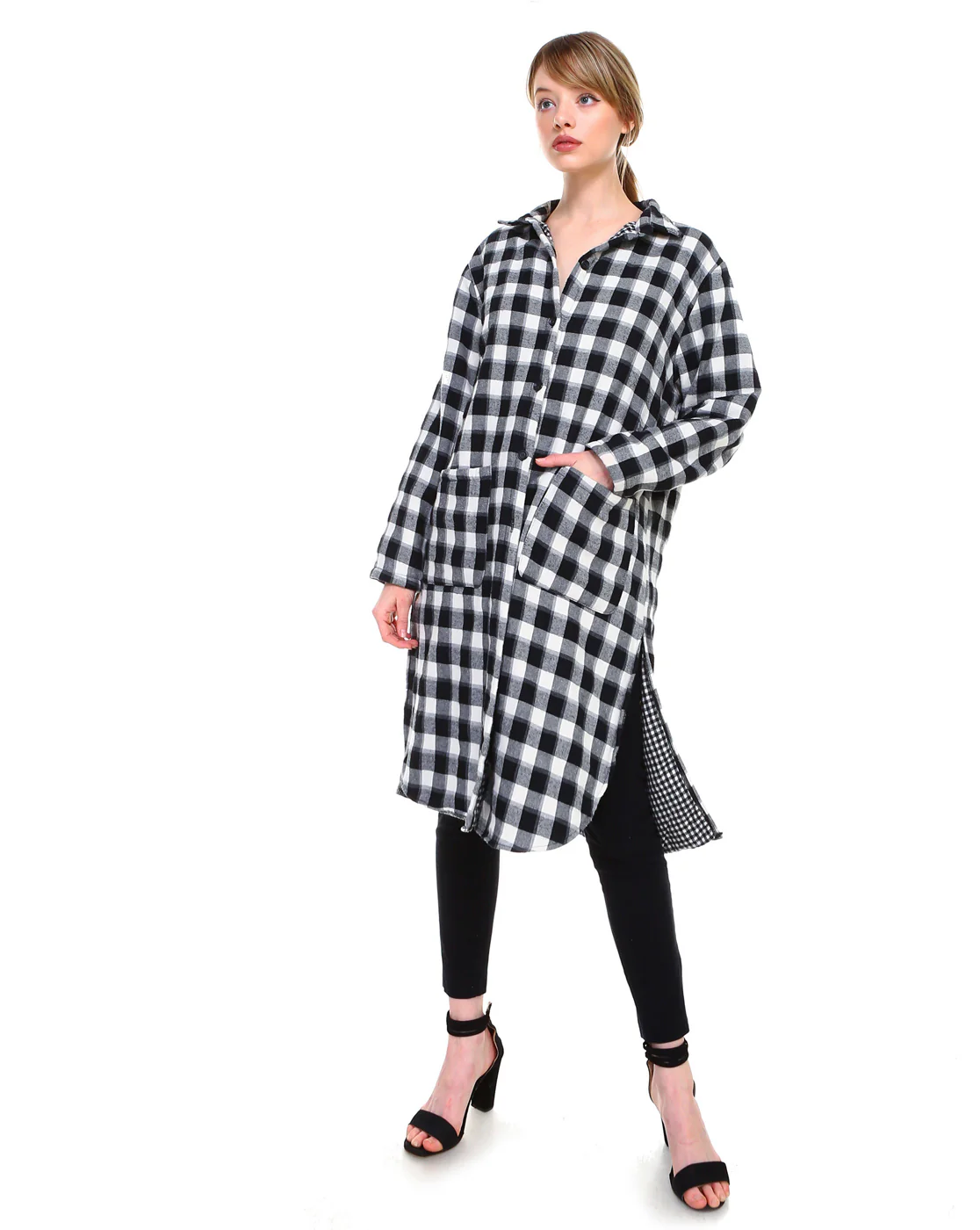 Polly Plaid Thick Flannel Jacket - Image 7