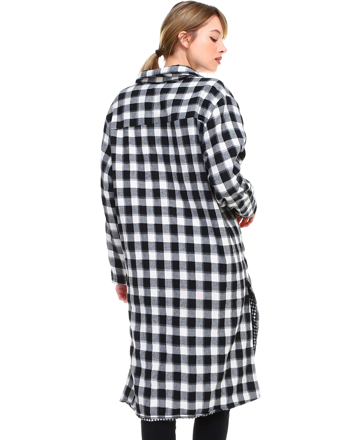 Polly Plaid Thick Flannel Jacket - Image 8