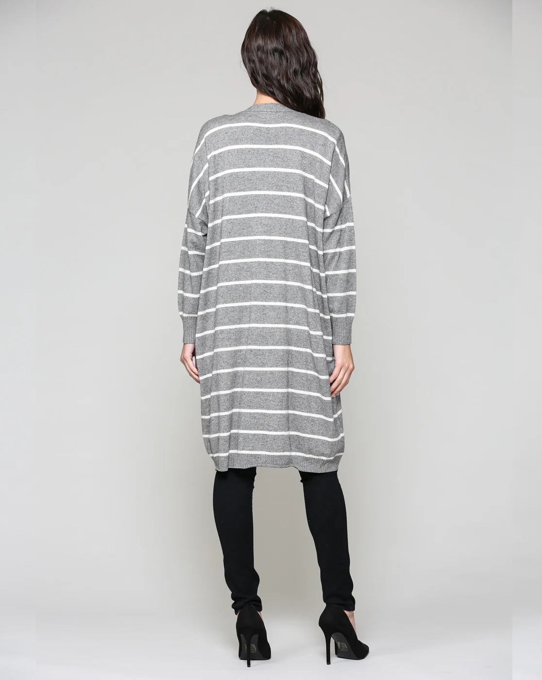 Shayla Stretch Knitted Sweater Cardigan - Image 10