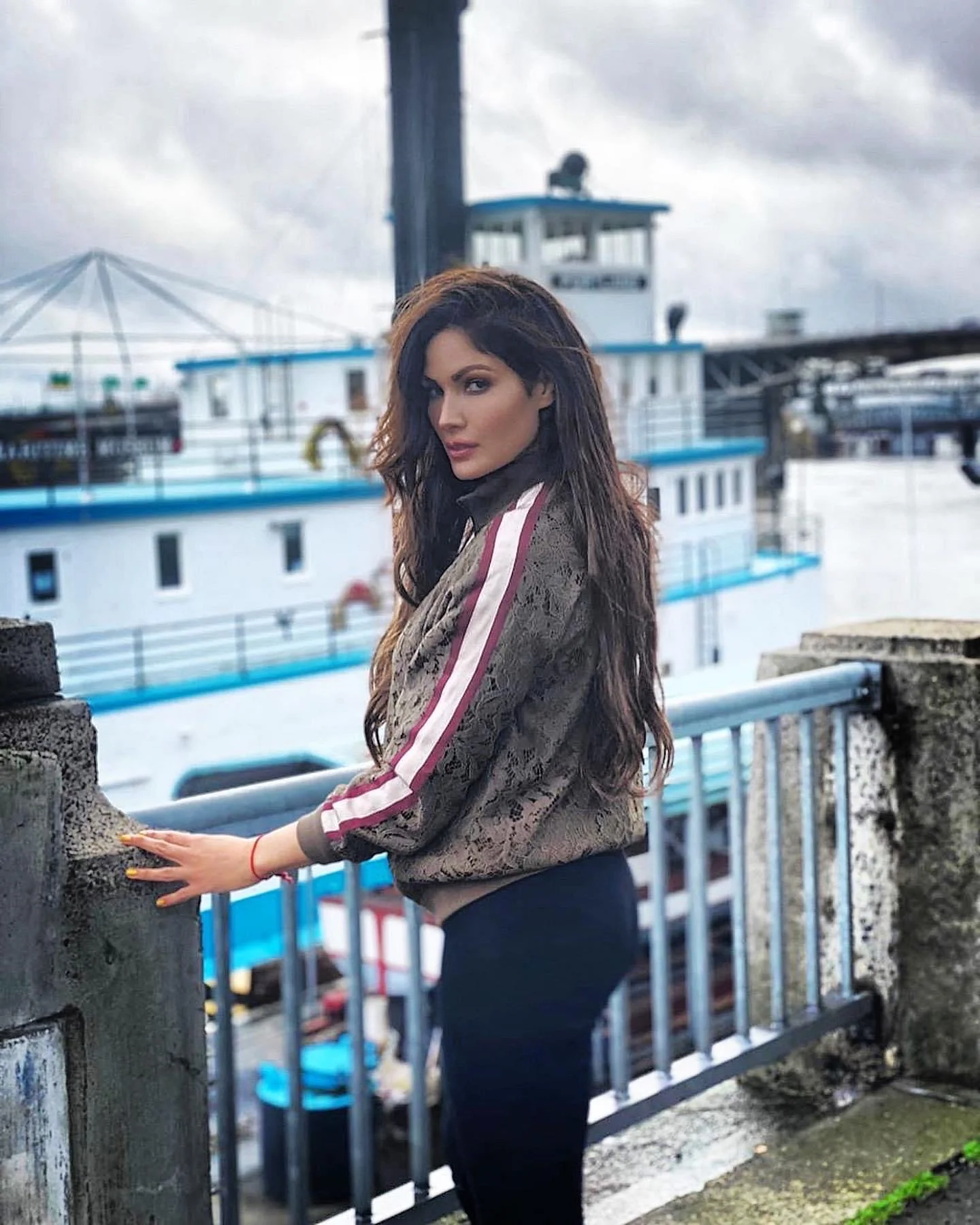 Whitlee Lace Bomber Jacket - Image 10