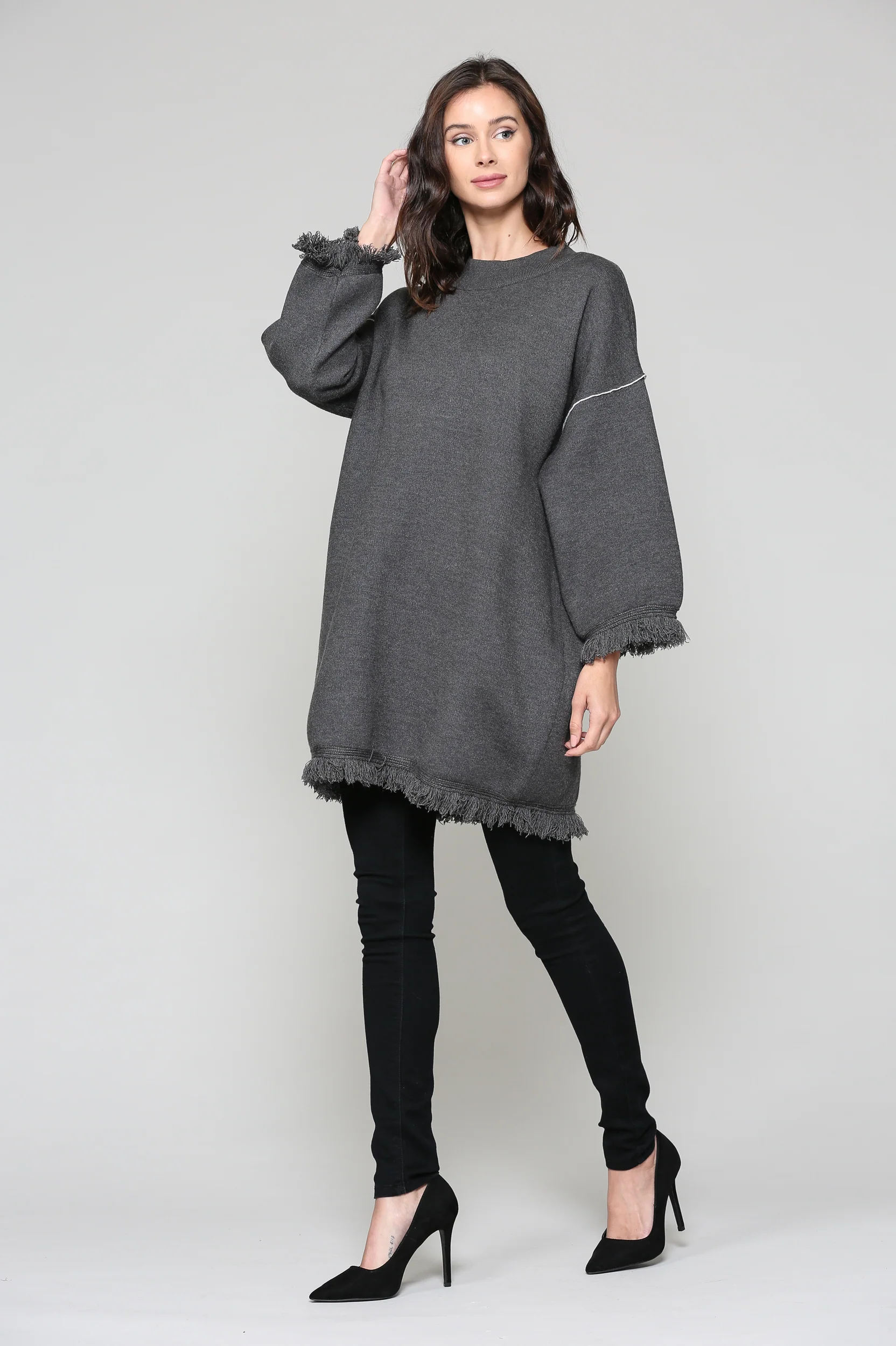 Susie Knitted Sweater Tunic - Image 8