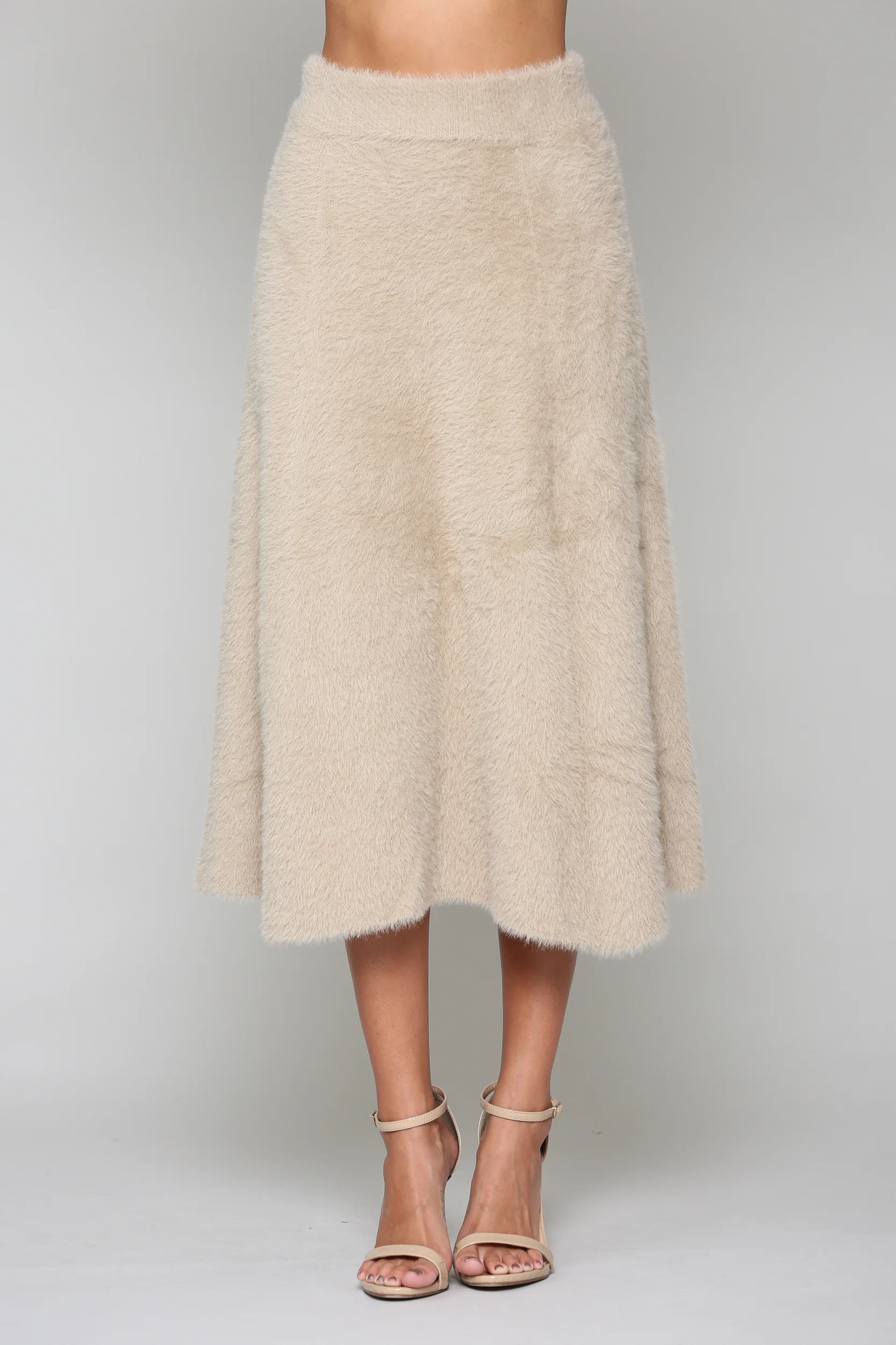 Stephanie Sweater Brushed Knitted Skirt - Image 5