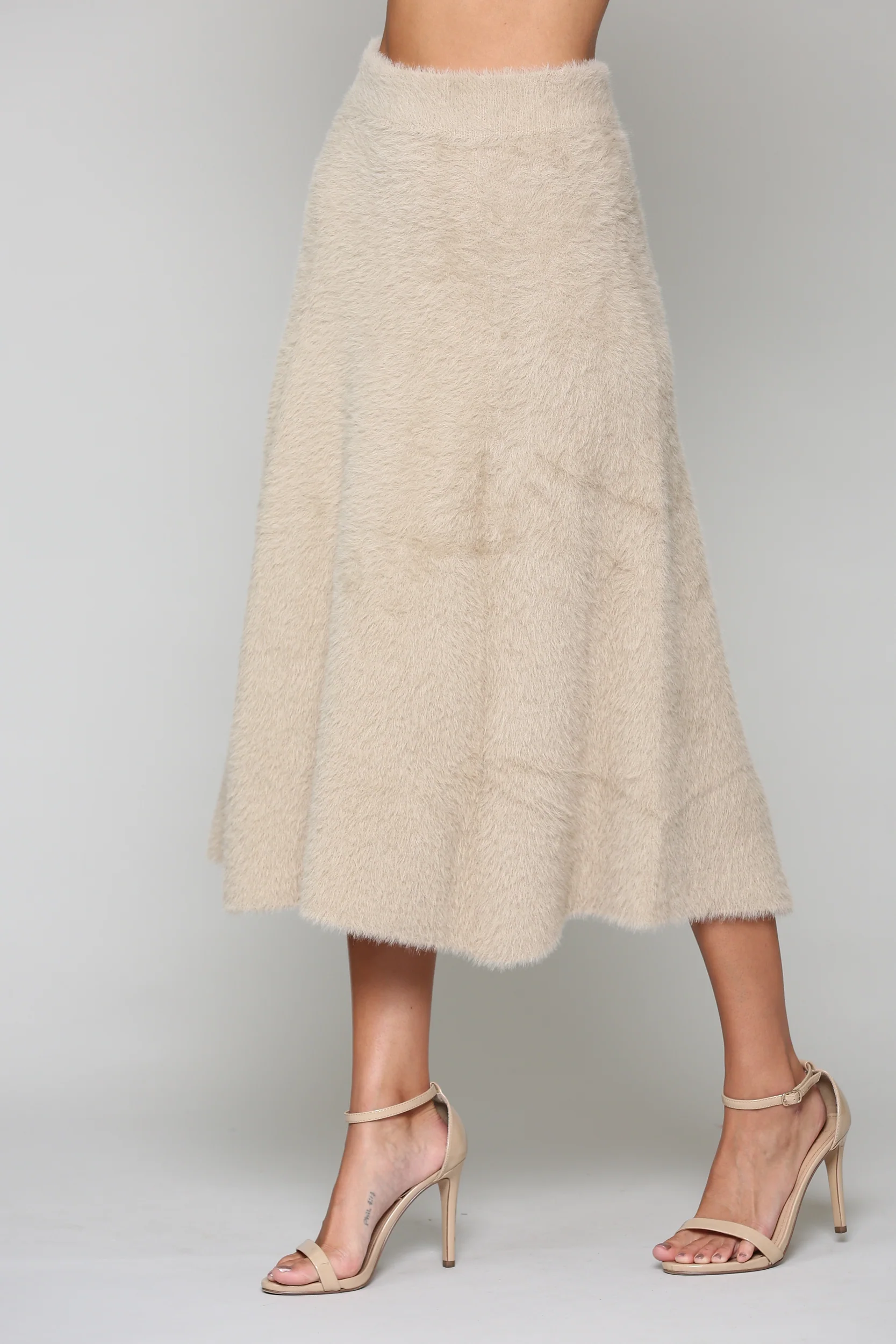 Stephanie Sweater Brushed Knitted Skirt - Image 6