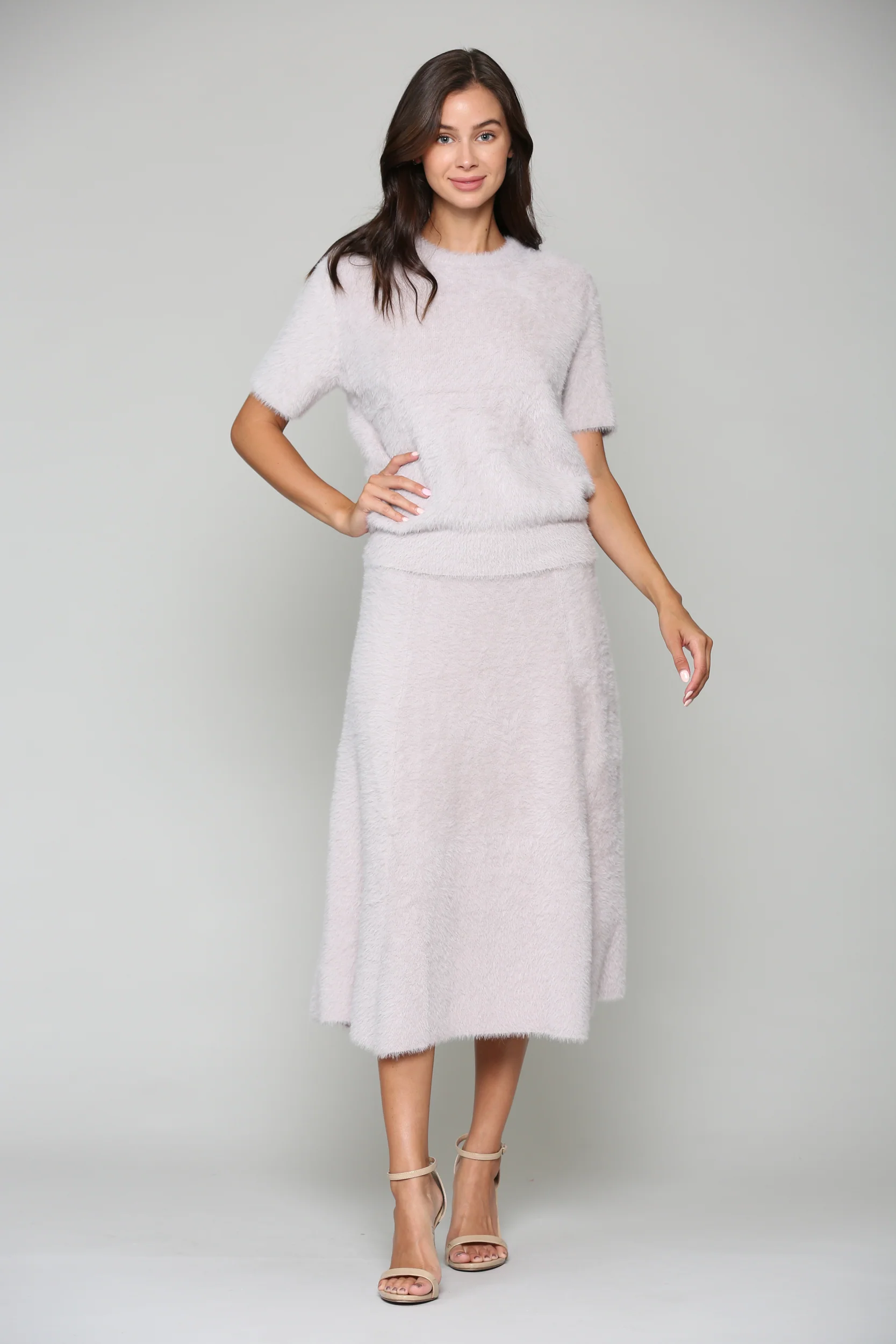 Shannon Sweater Brushed Knitted Top - Image 10