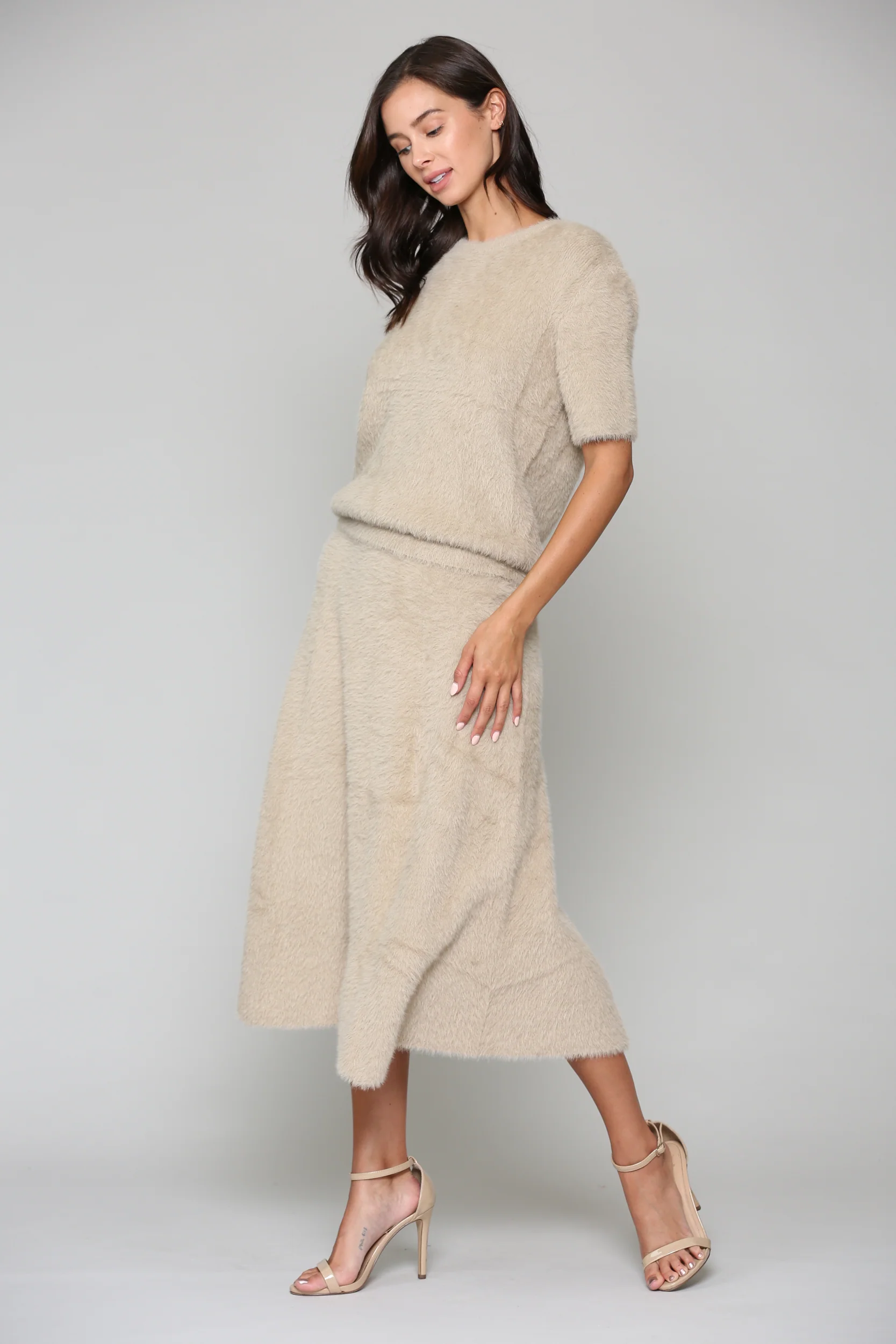 Shannon Sweater Brushed Knitted Top - Image 5