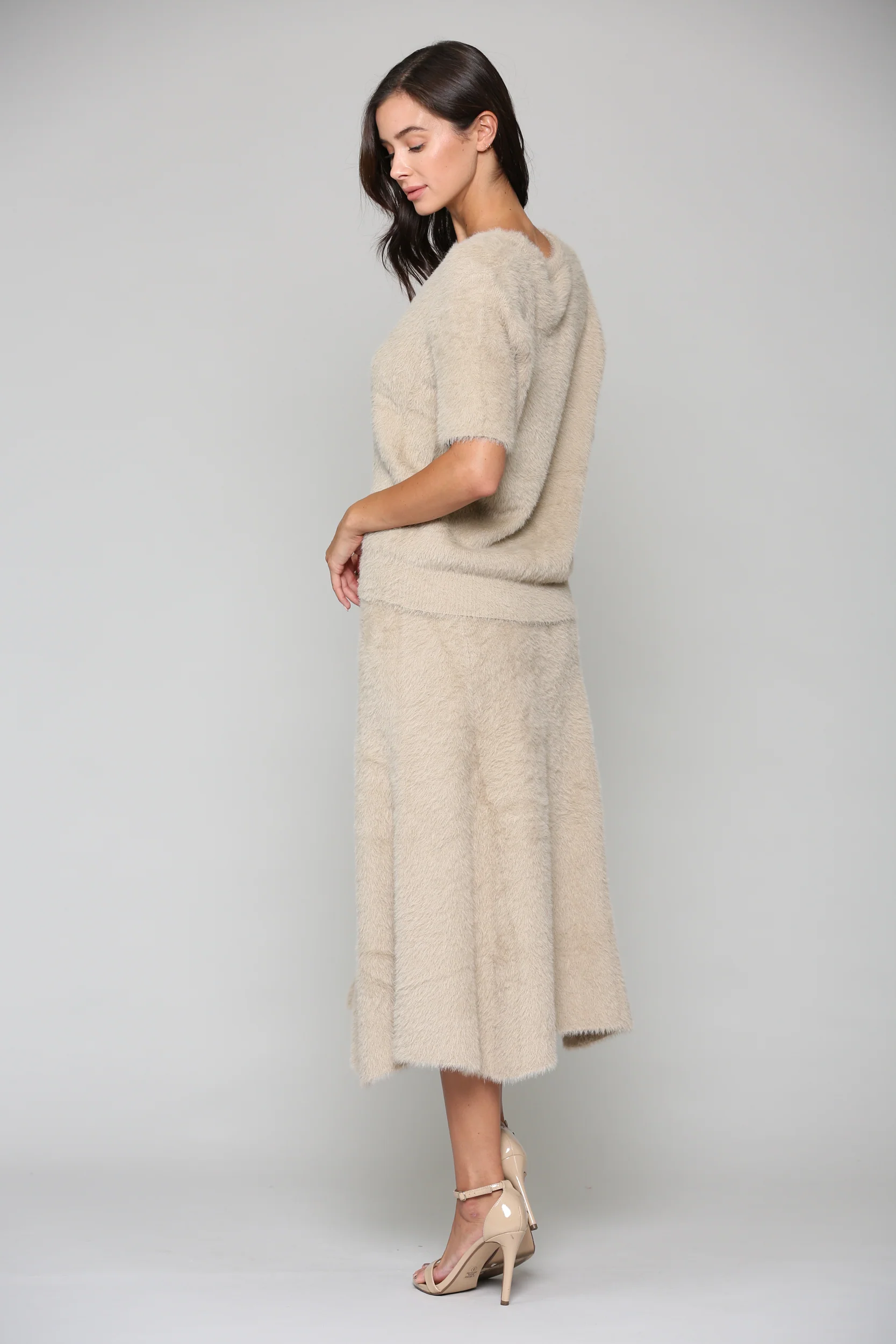 Shannon Sweater Brushed Knitted Top - Image 6