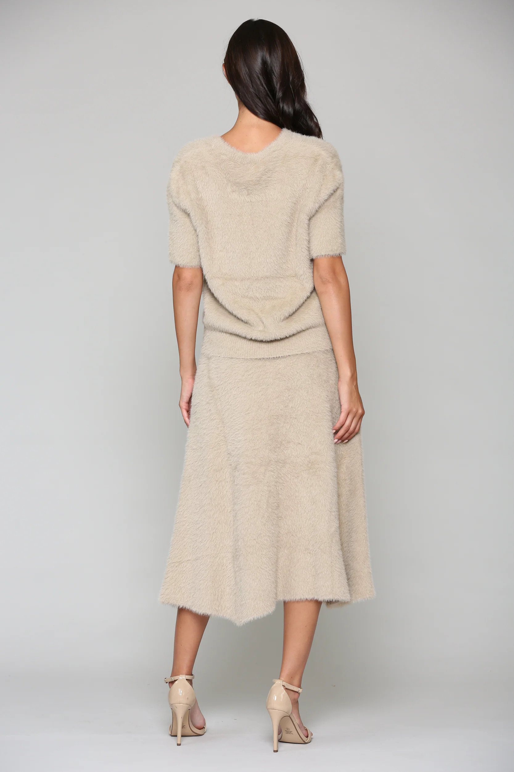 Shannon Sweater Brushed Knitted Top - Image 7