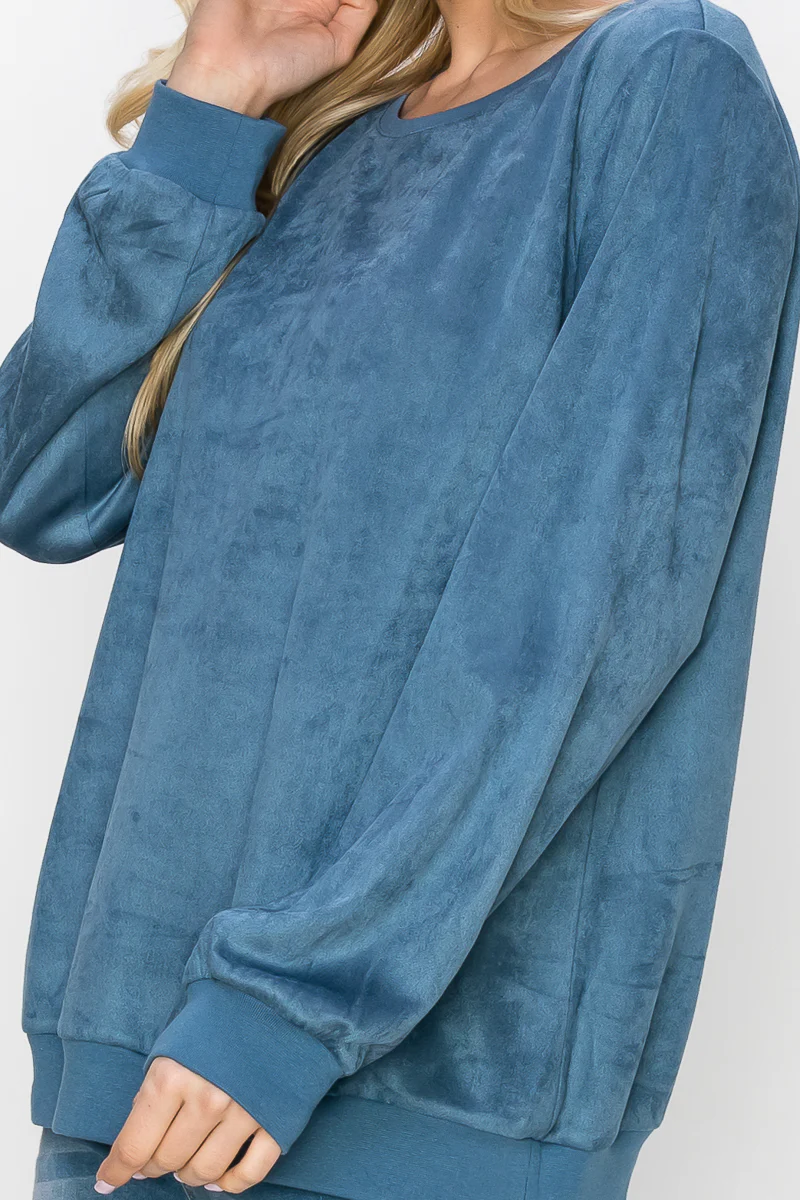 Alisa Stretch Suede Top - Image 31