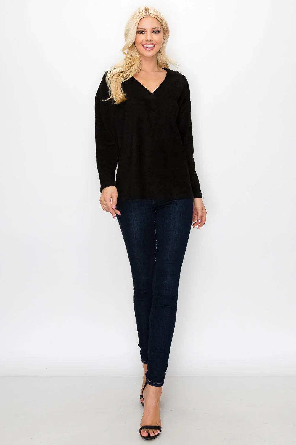 Andrea Stretch Suede Top - Image 13