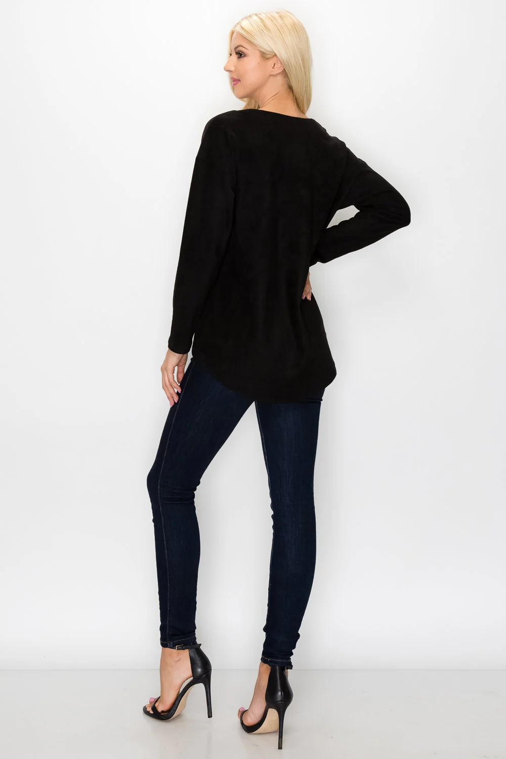 Andrea Stretch Suede Top - Image 14