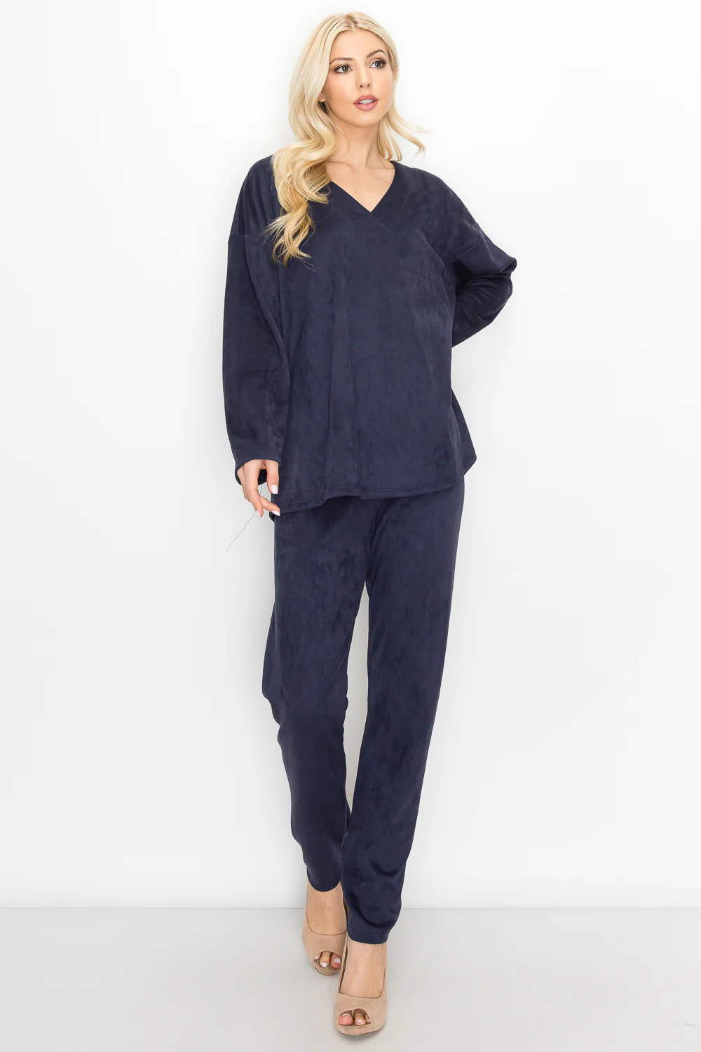 Andrea Stretch Suede Top - Image 21