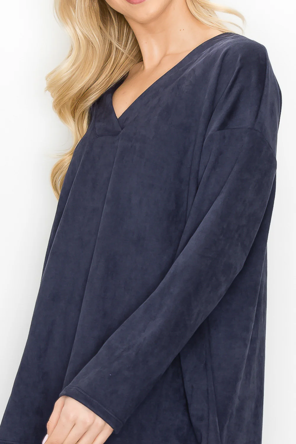 Andrea Stretch Suede Top - Image 23