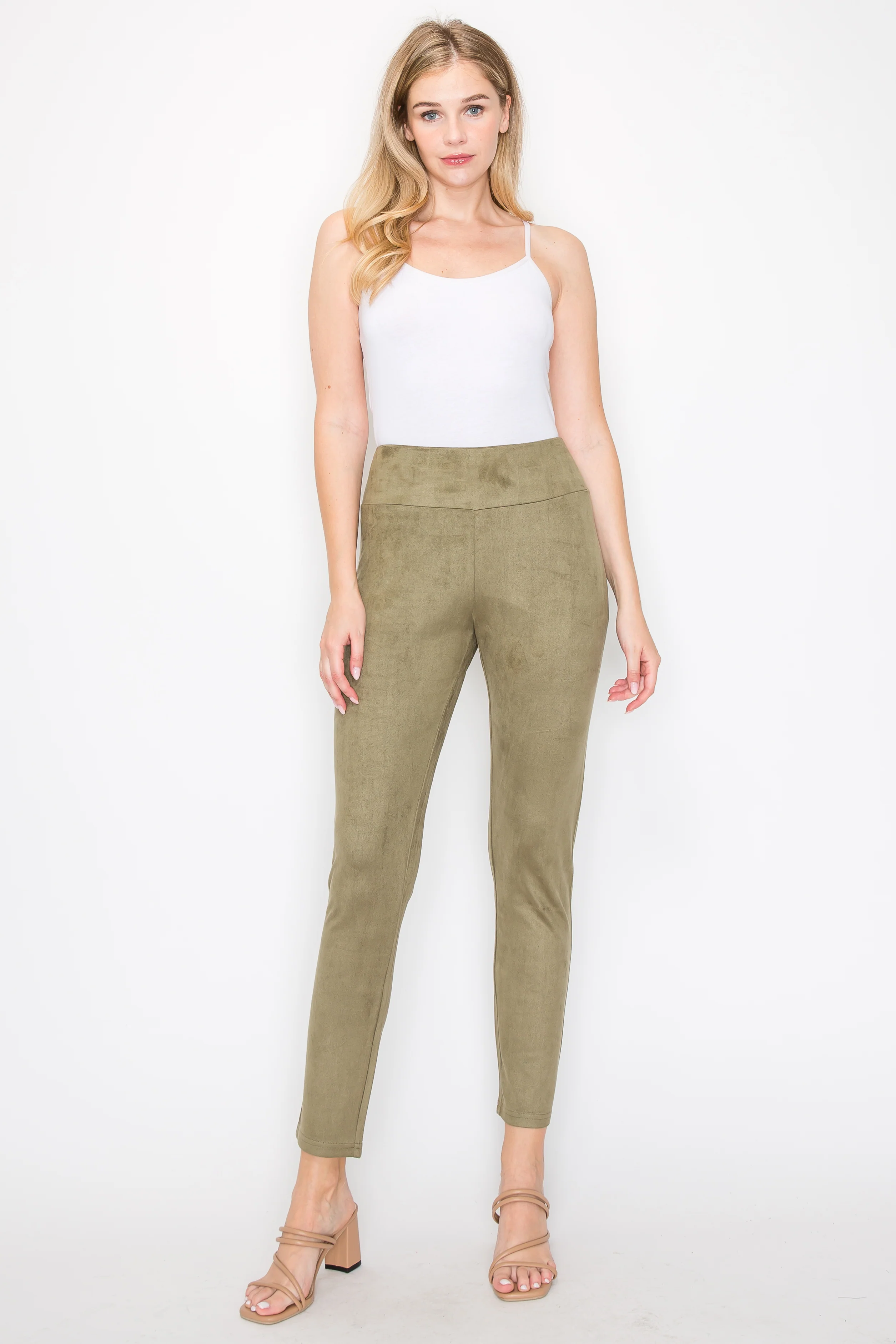 Annelise Stretch Suede Pant - Image 8