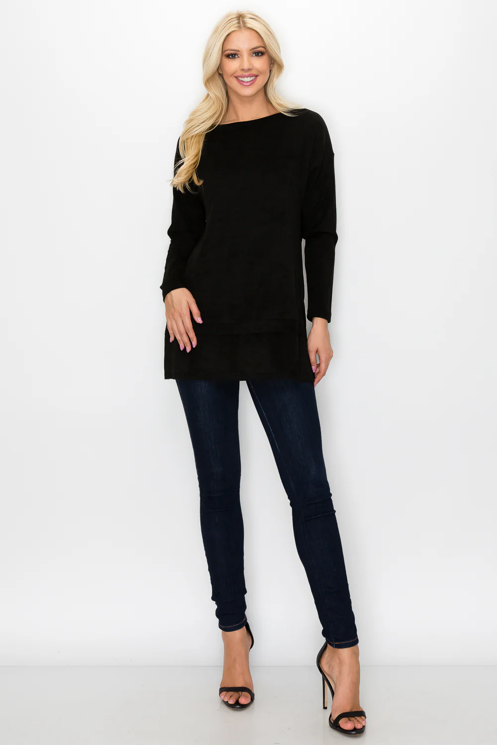 April Stretch Suede Tunic - Image 3