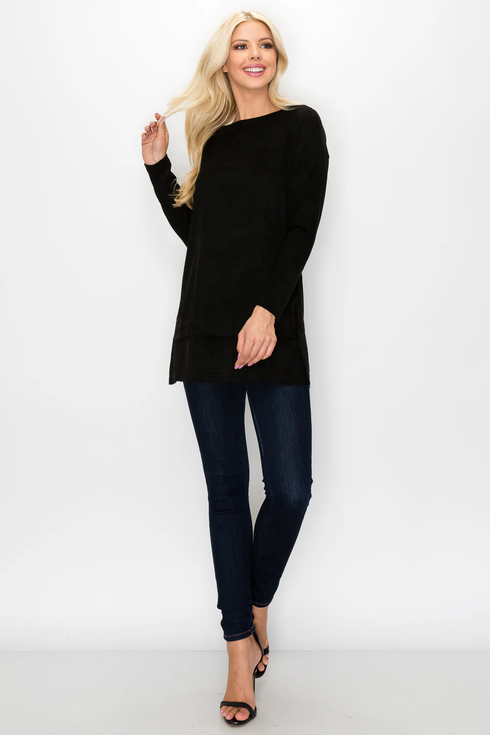 April Stretch Suede Tunic - Image 4