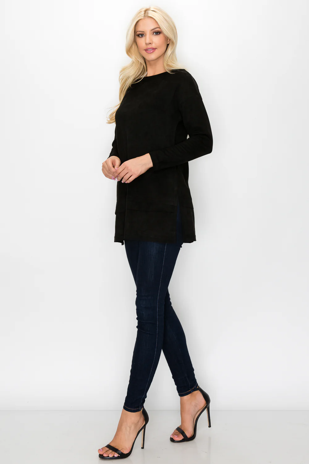 April Stretch Suede Tunic - Image 5