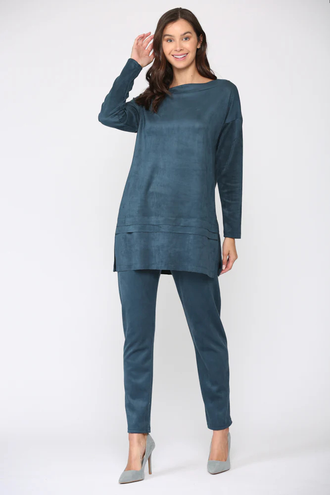 April Stretch Suede Tunic - Image 6