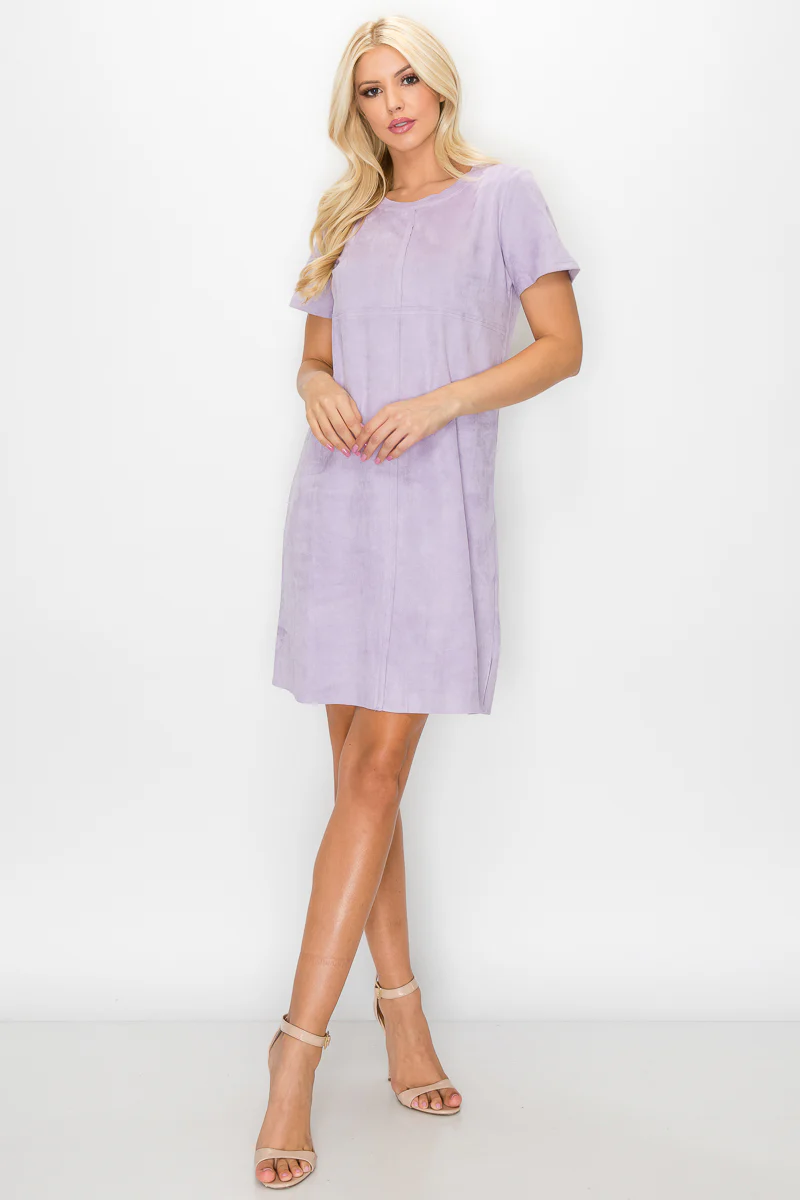 Audrey Suede Round Neck with Pockets - Image 10