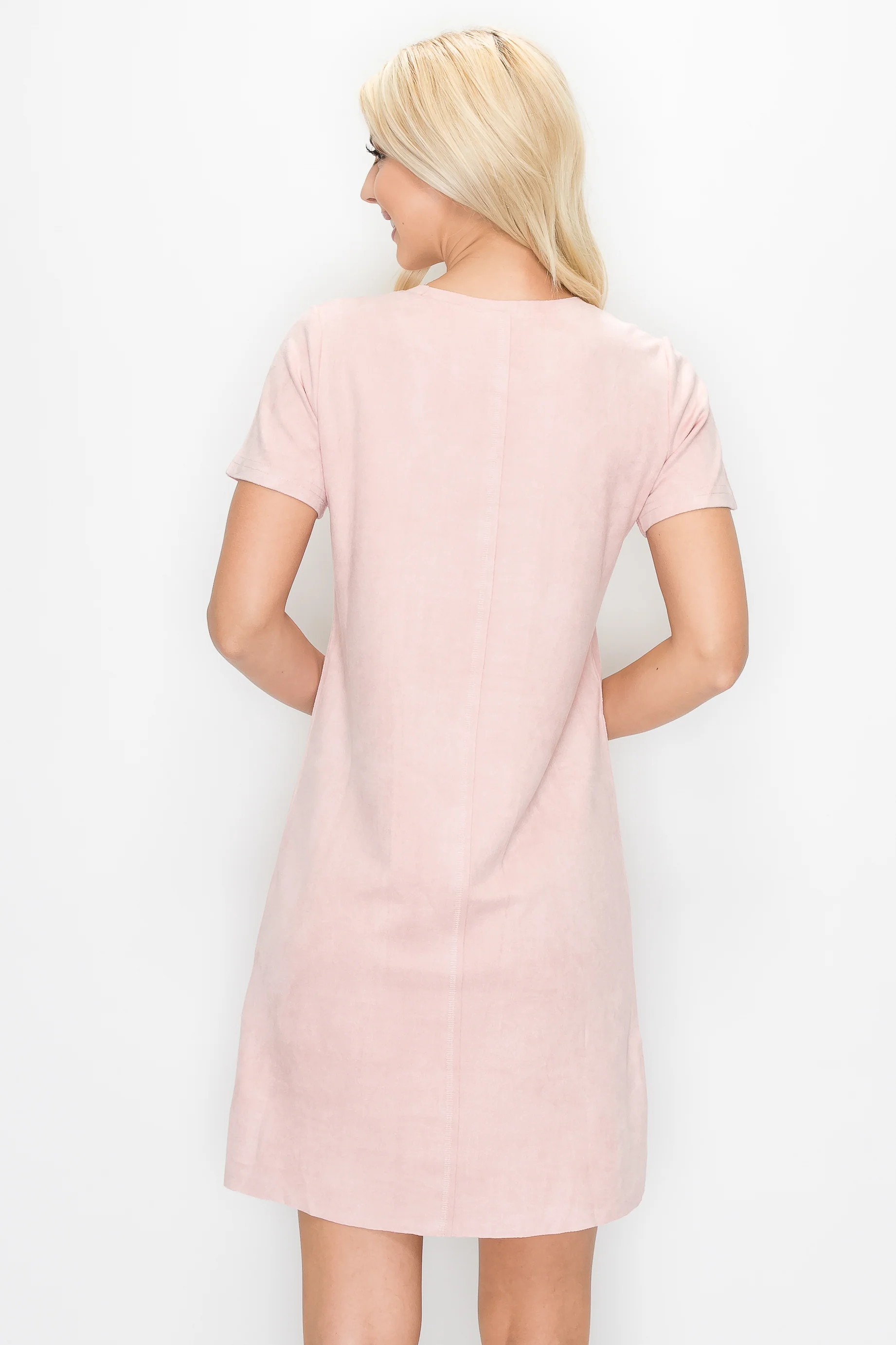 Audrey Suede Round Neck with Pockets - Image 13