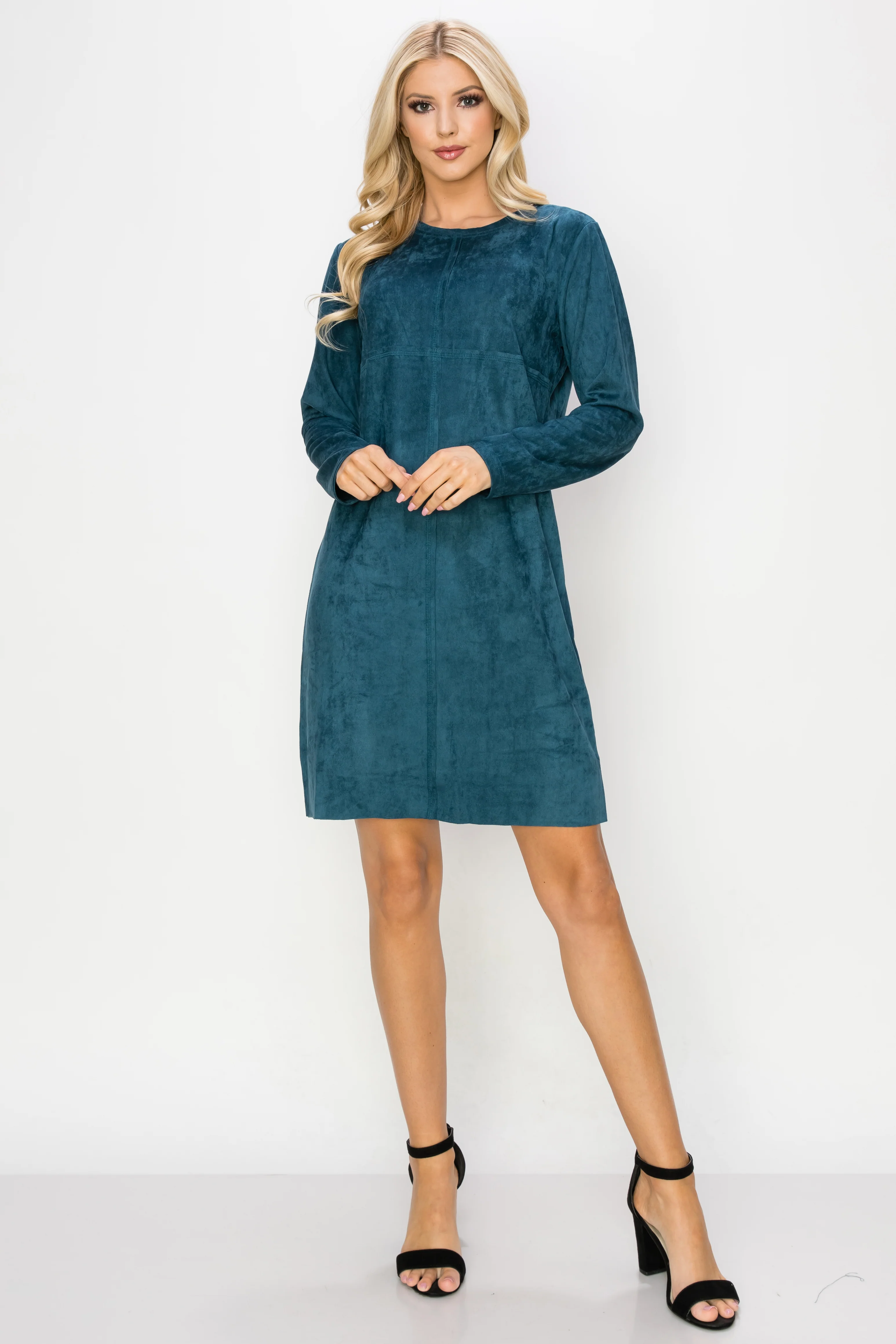 Aurora Suede Round Neck with NO Pockets - Image 23