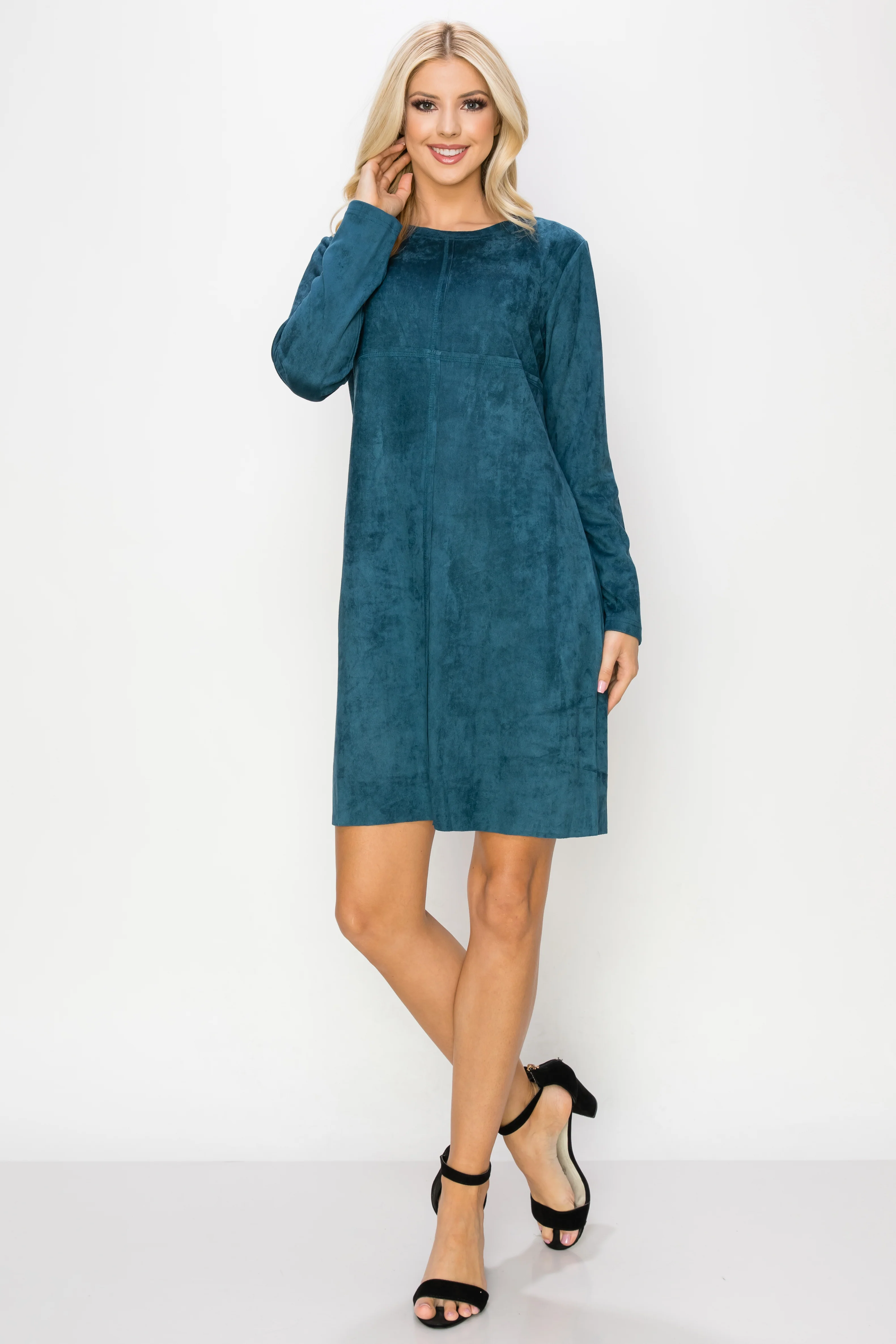 Aurora Suede Round Neck with NO Pockets - Image 24
