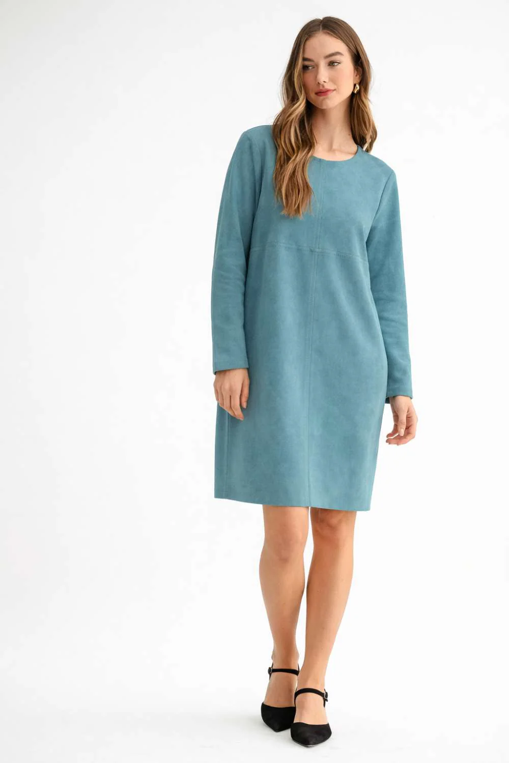 Aurora Suede Round Neck with NO Pockets - Image 43