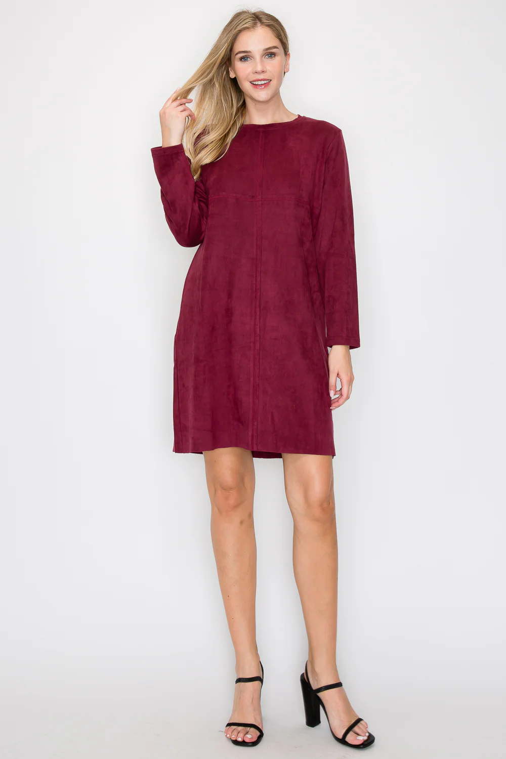 Aurora Suede Round Neck with Pockets - Image 18