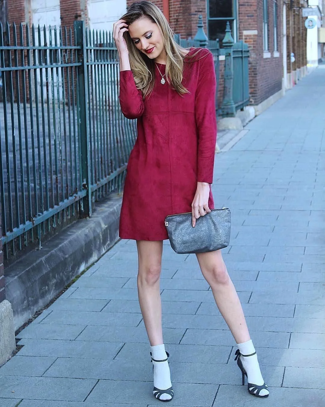 Aurora Suede Round Neck with Pockets - Image 20