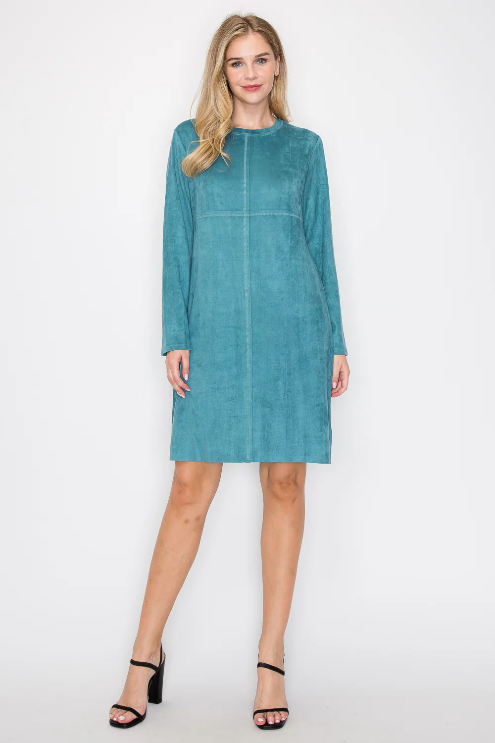 Aurora Suede Round Neck with Pockets - Image 23