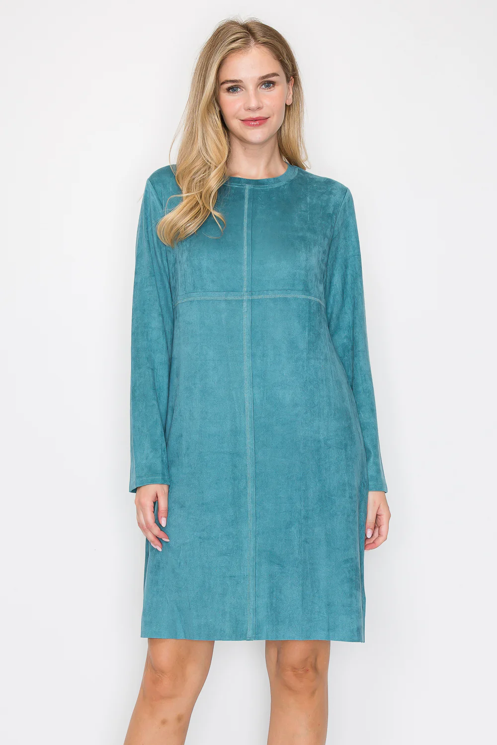 Aurora Suede Round Neck with Pockets - Image 24