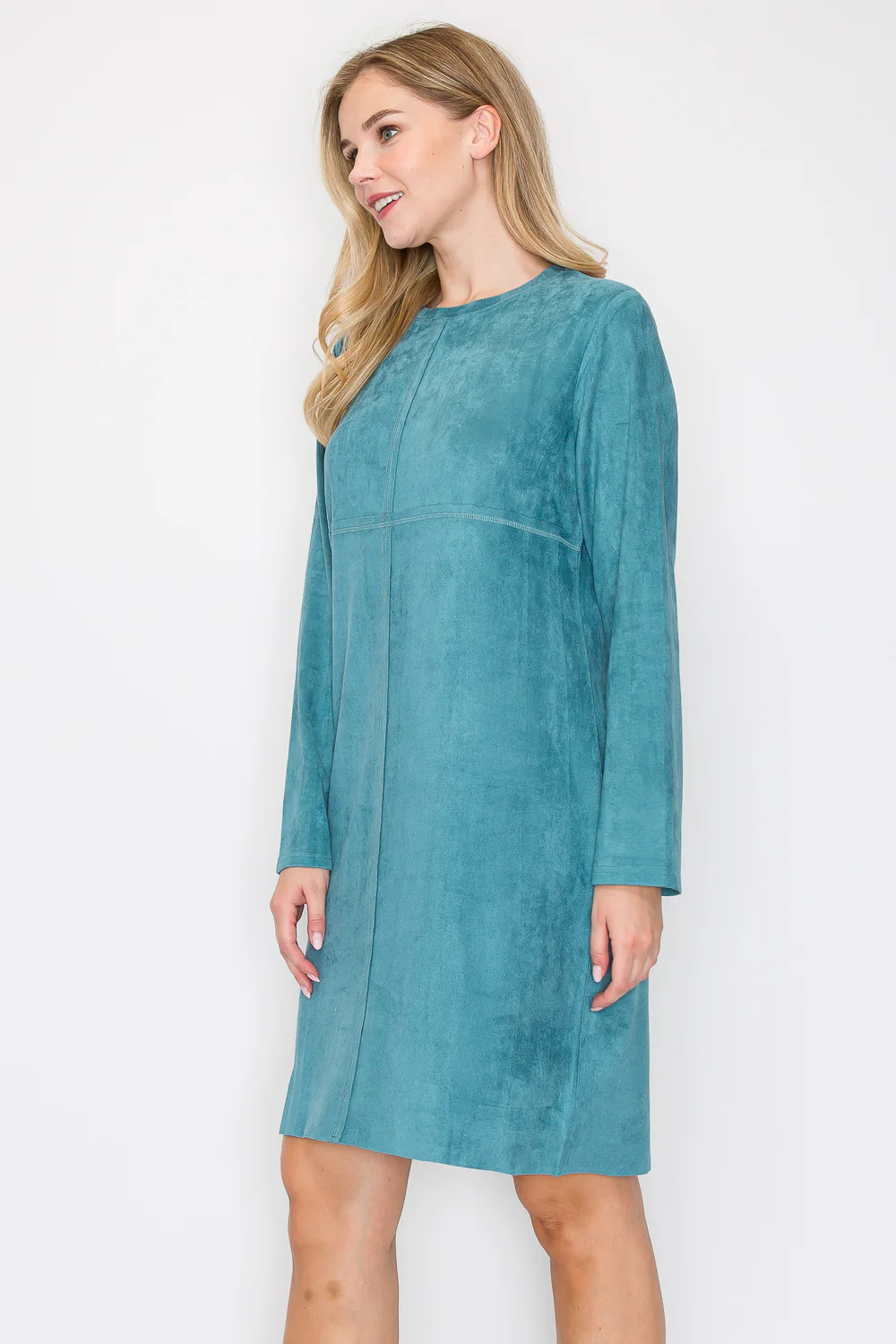 Aurora Suede Round Neck with Pockets - Image 26