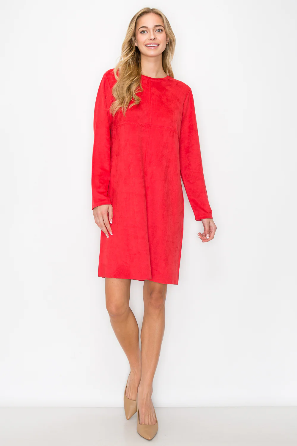 Aurora Suede Round Neck with Pockets - Image 28