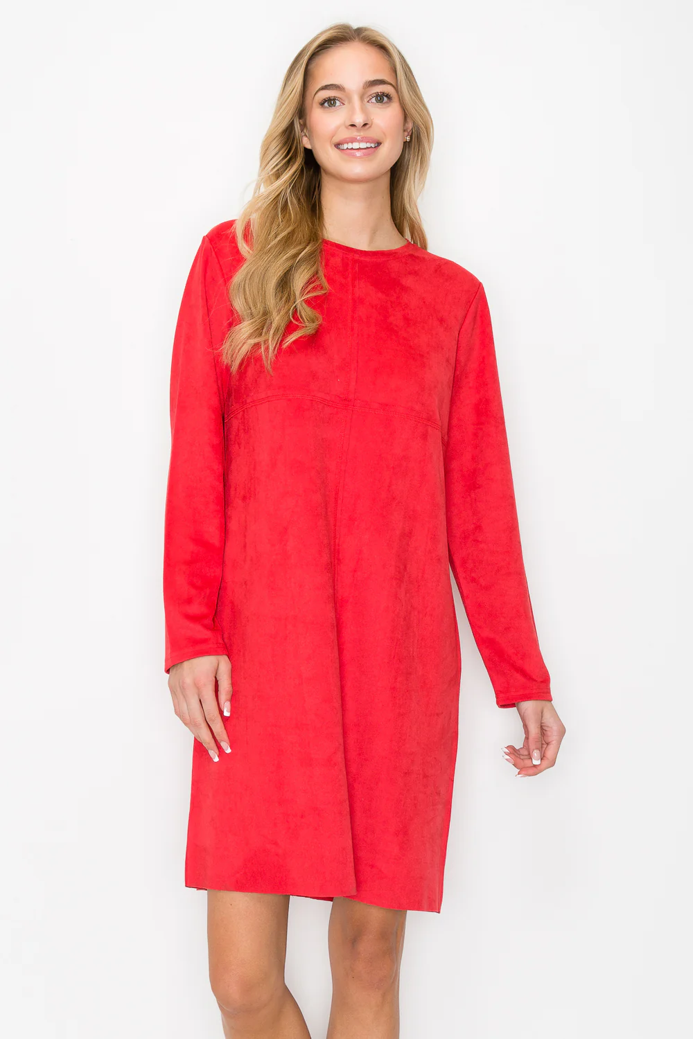 Aurora Suede Round Neck with Pockets - Image 29