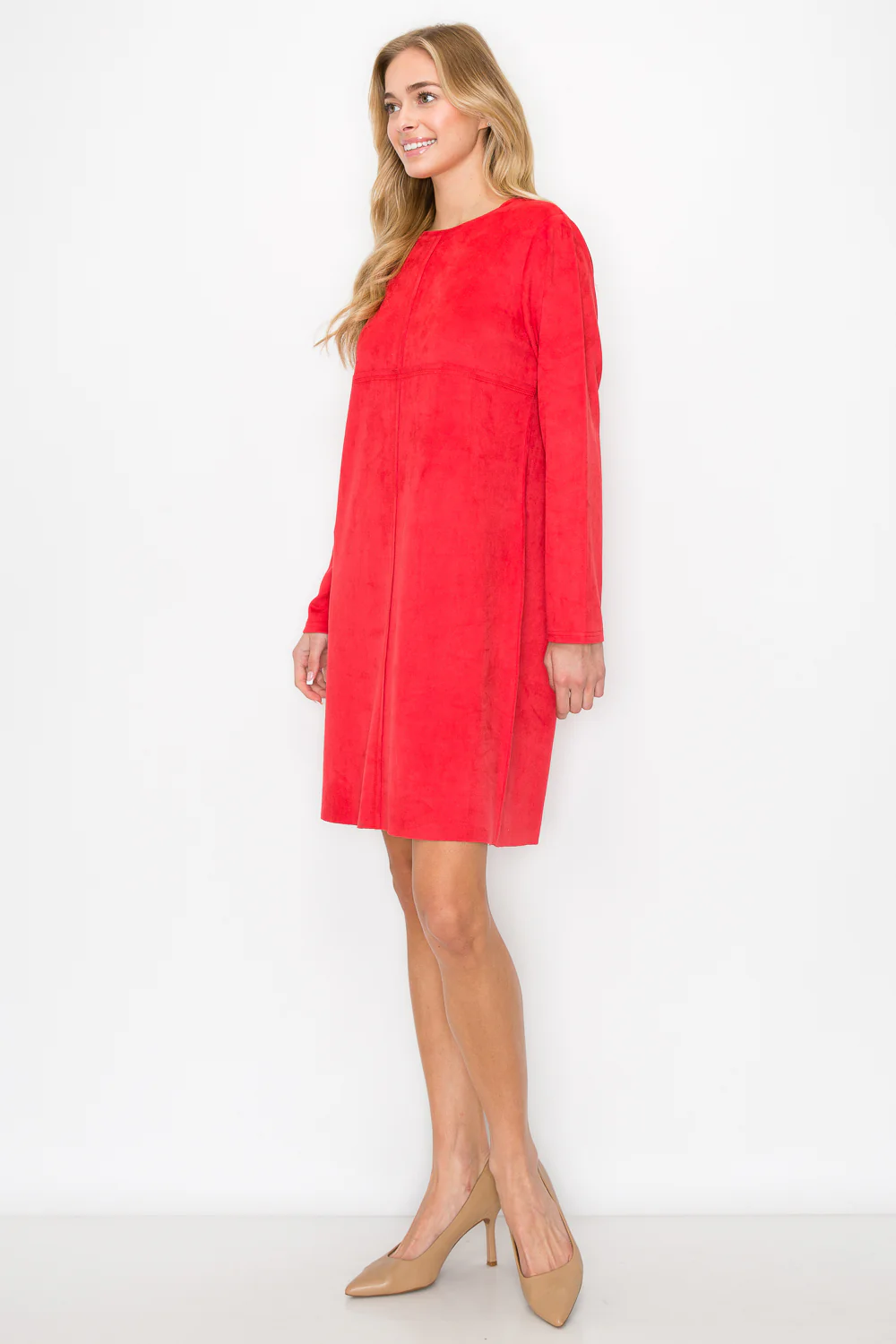 Aurora Suede Round Neck with Pockets - Image 30