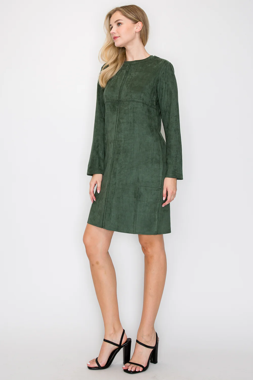 Aurora Suede Round Neck with Pockets - Image 33