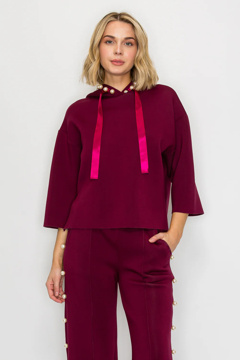 Francine French Scuba Pearl Hoodie - Image 6