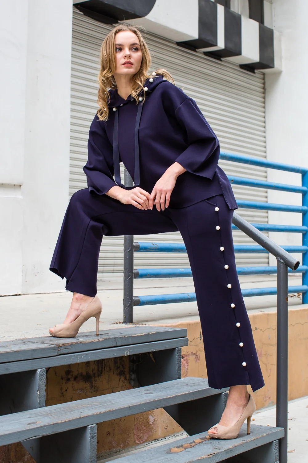 Francine French Scuba Pearl Hoodie - Image 62