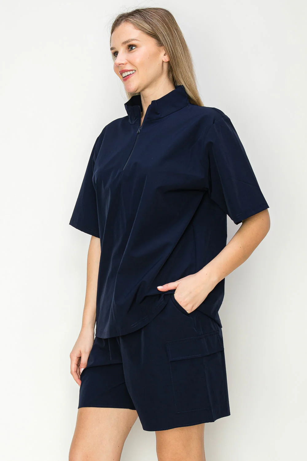 Jari Stretch Parachute Nylon Top - Image 6