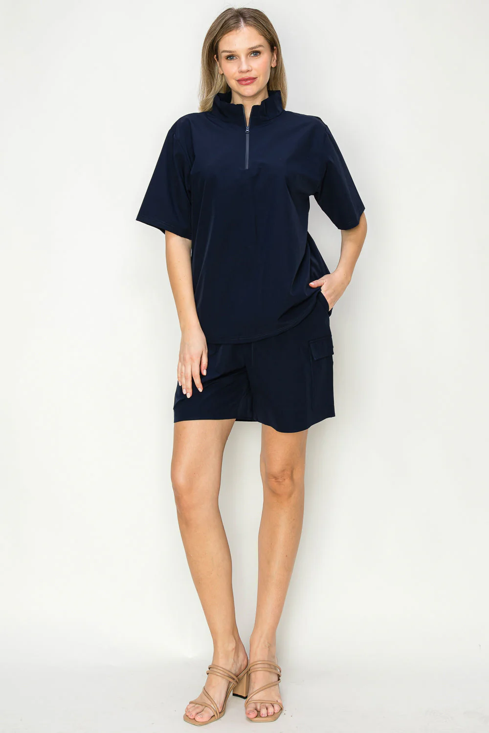 Jari Stretch Parachute Nylon Top - Image 8