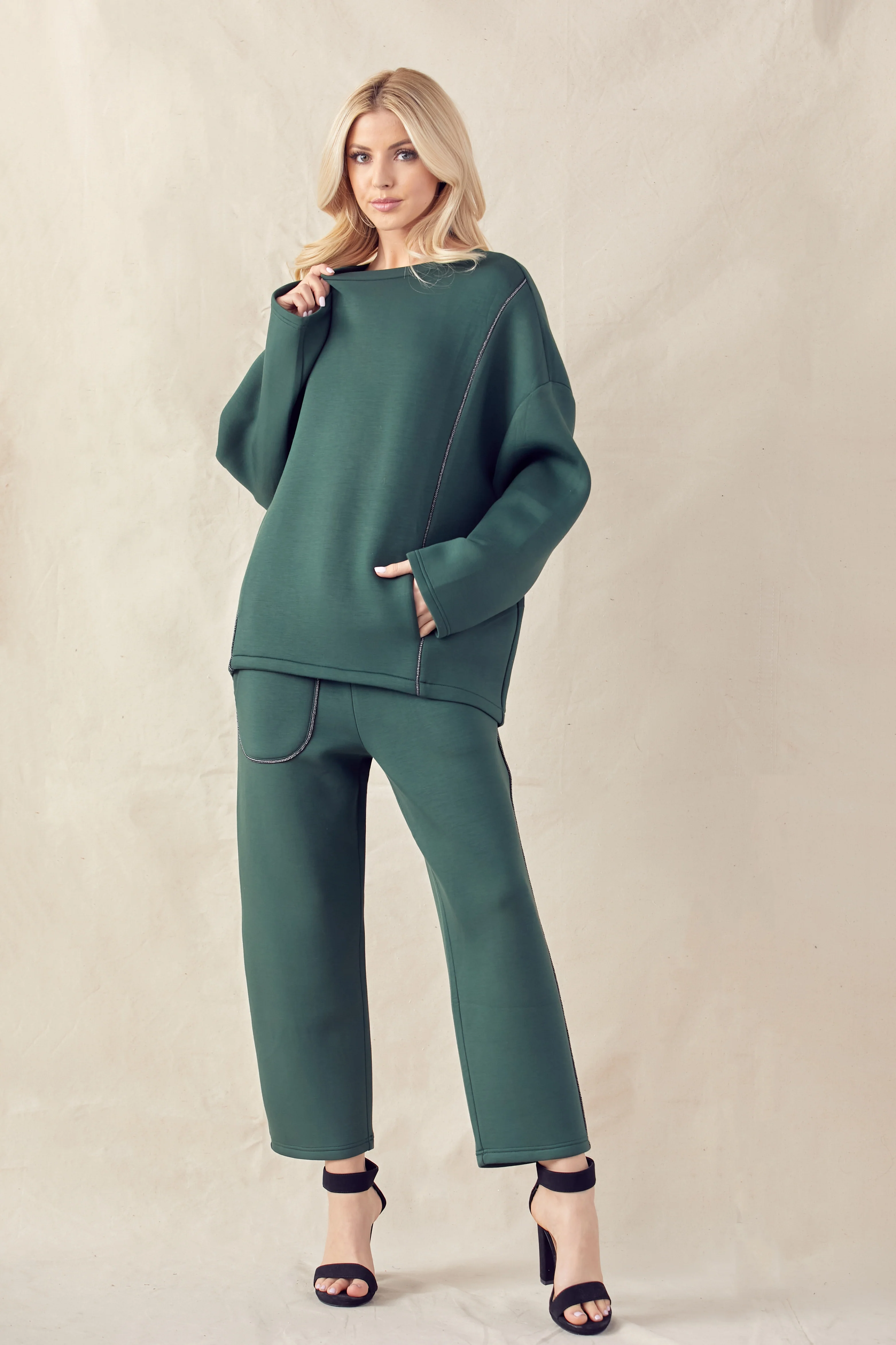 Kelti Stetch French Scuba Pant - Image 10