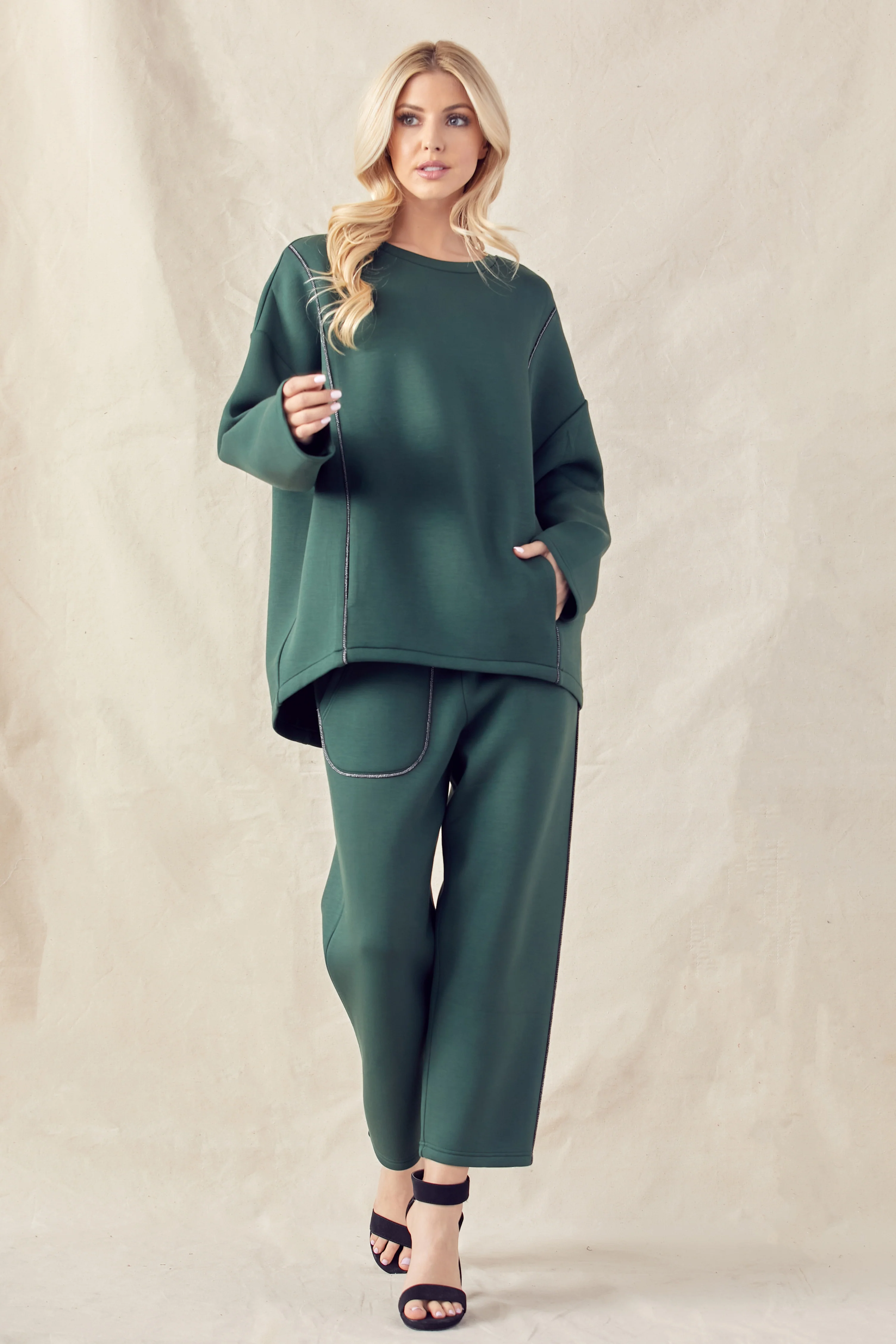 Kelti Stetch French Scuba Pant - Image 9