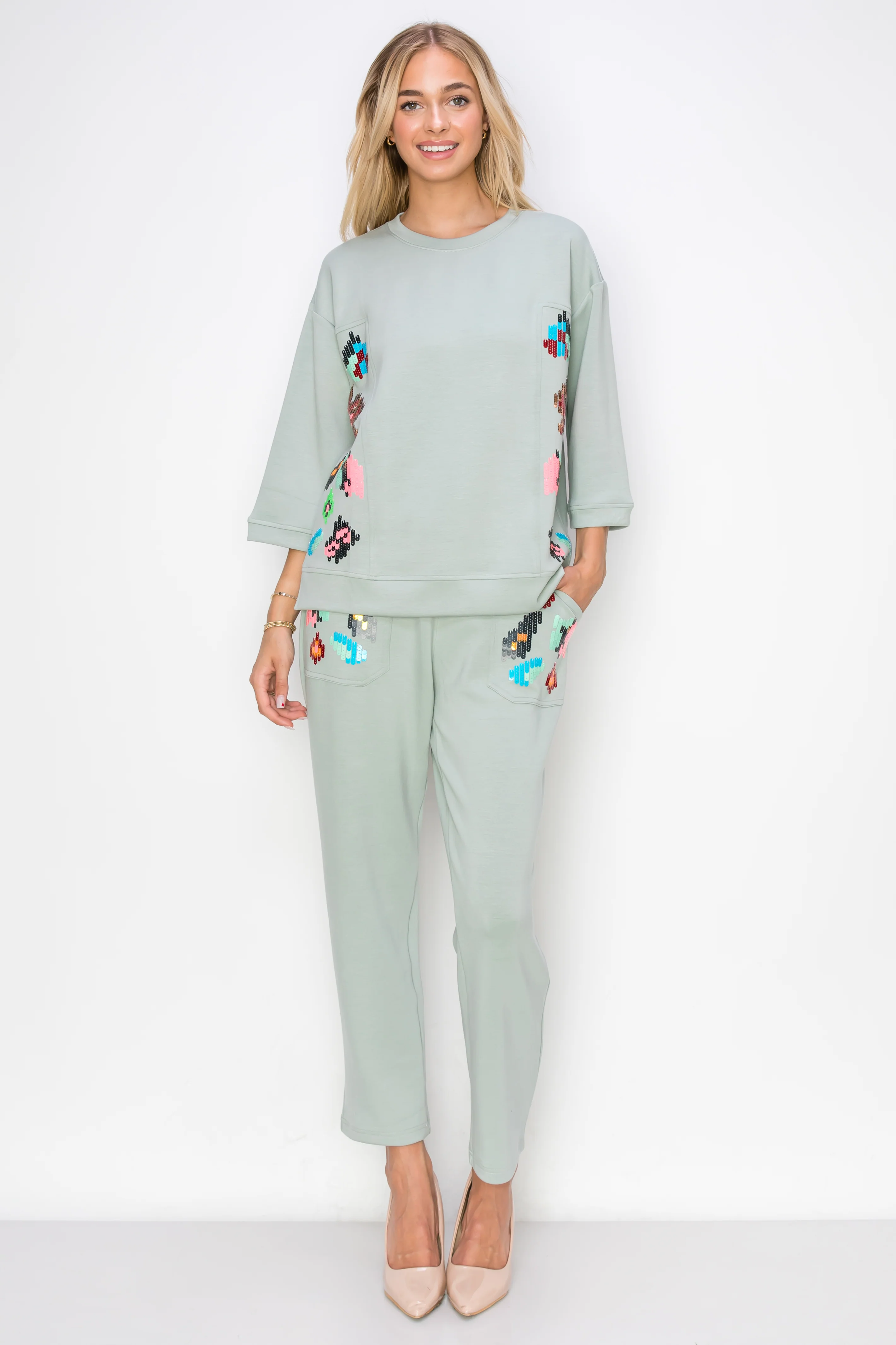 Kendelle Pant with Special Sequin - Image 4