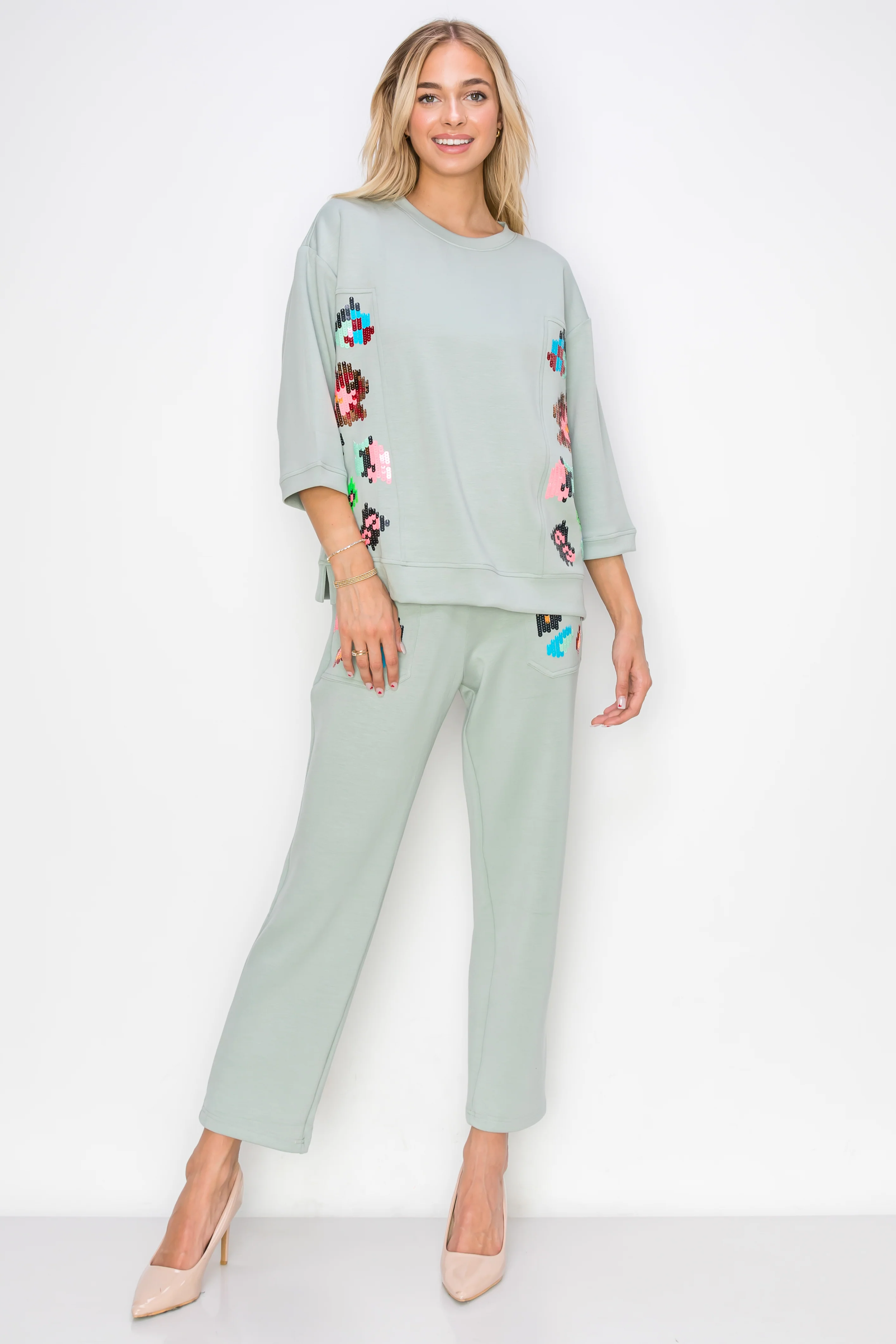 Kendelle Pant with Special Sequin - Image 7