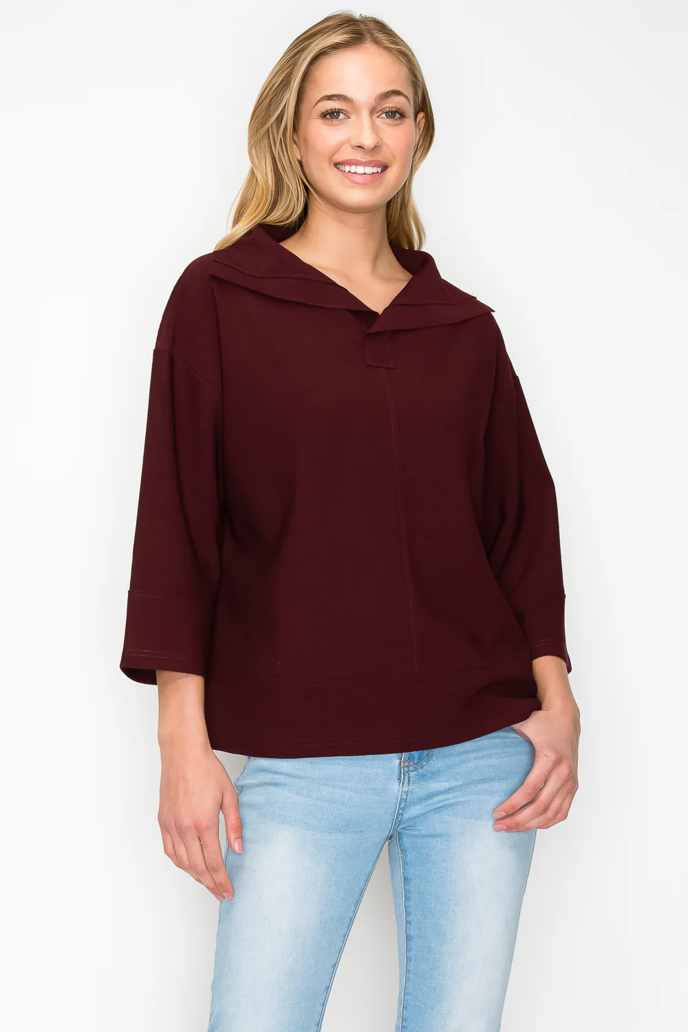 Kourtney Stretch Crepe Knit Top - Image 24